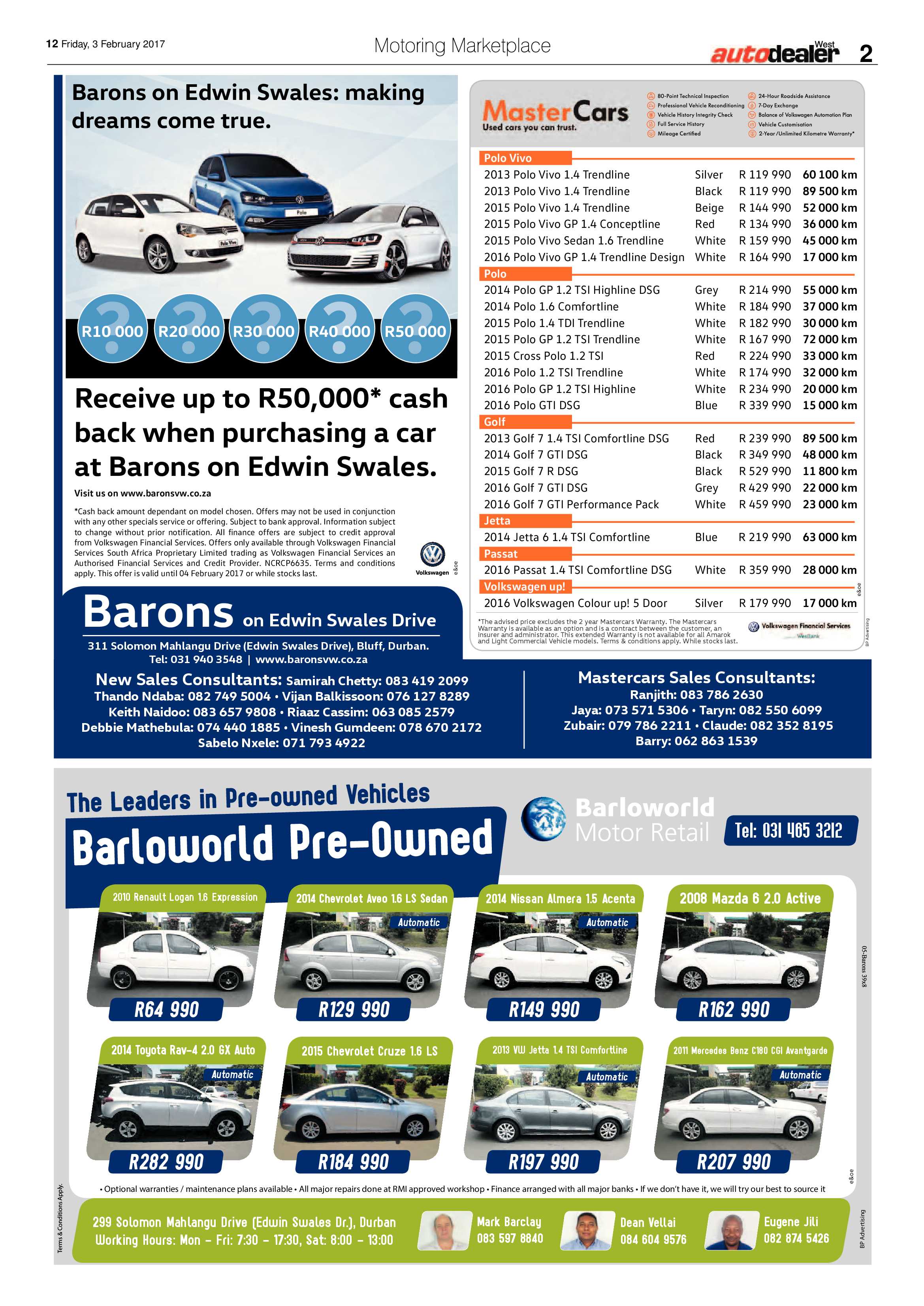 Berea Mail 3 February 2017 page 12