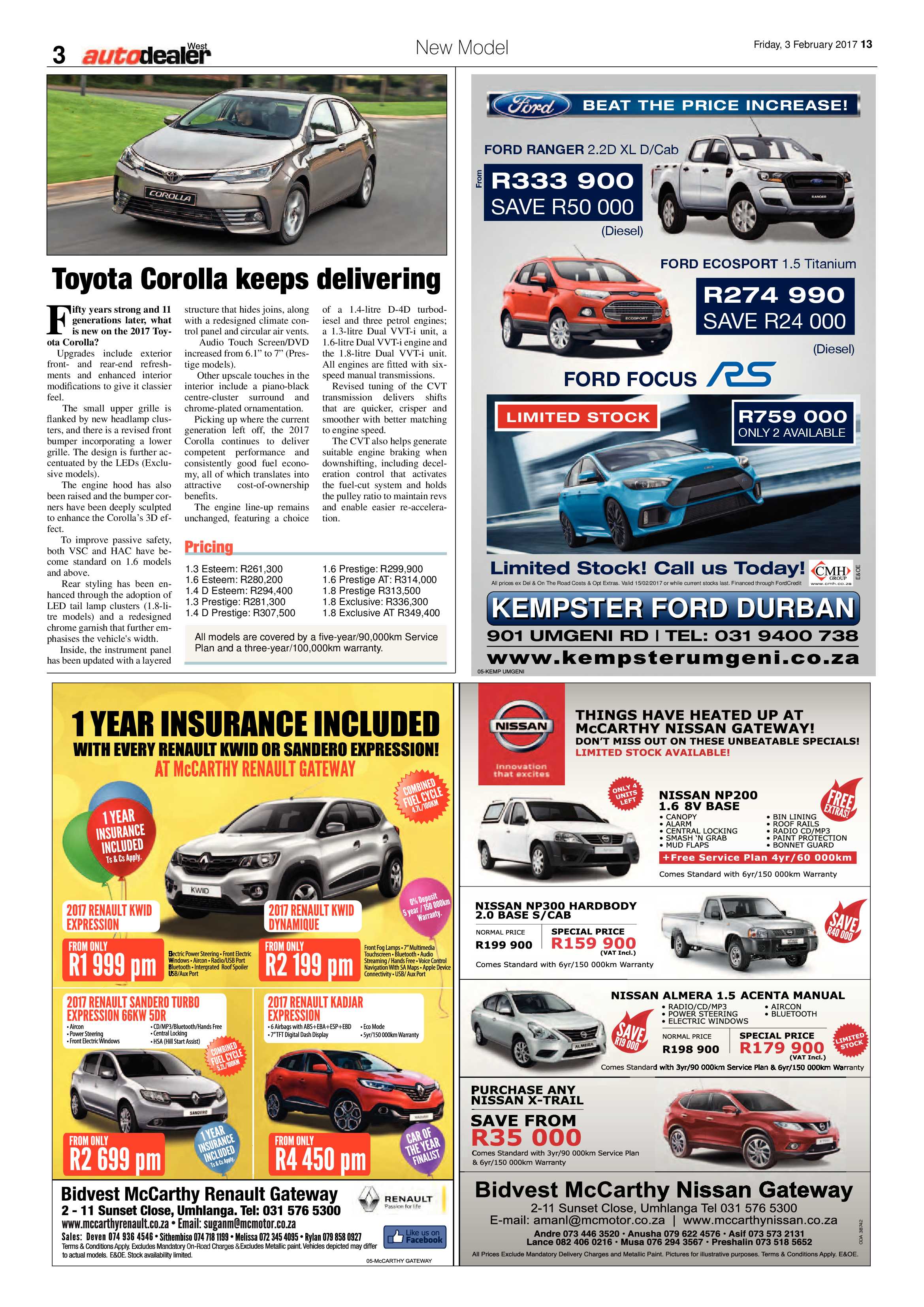 Berea Mail 3 February 2017 page 13