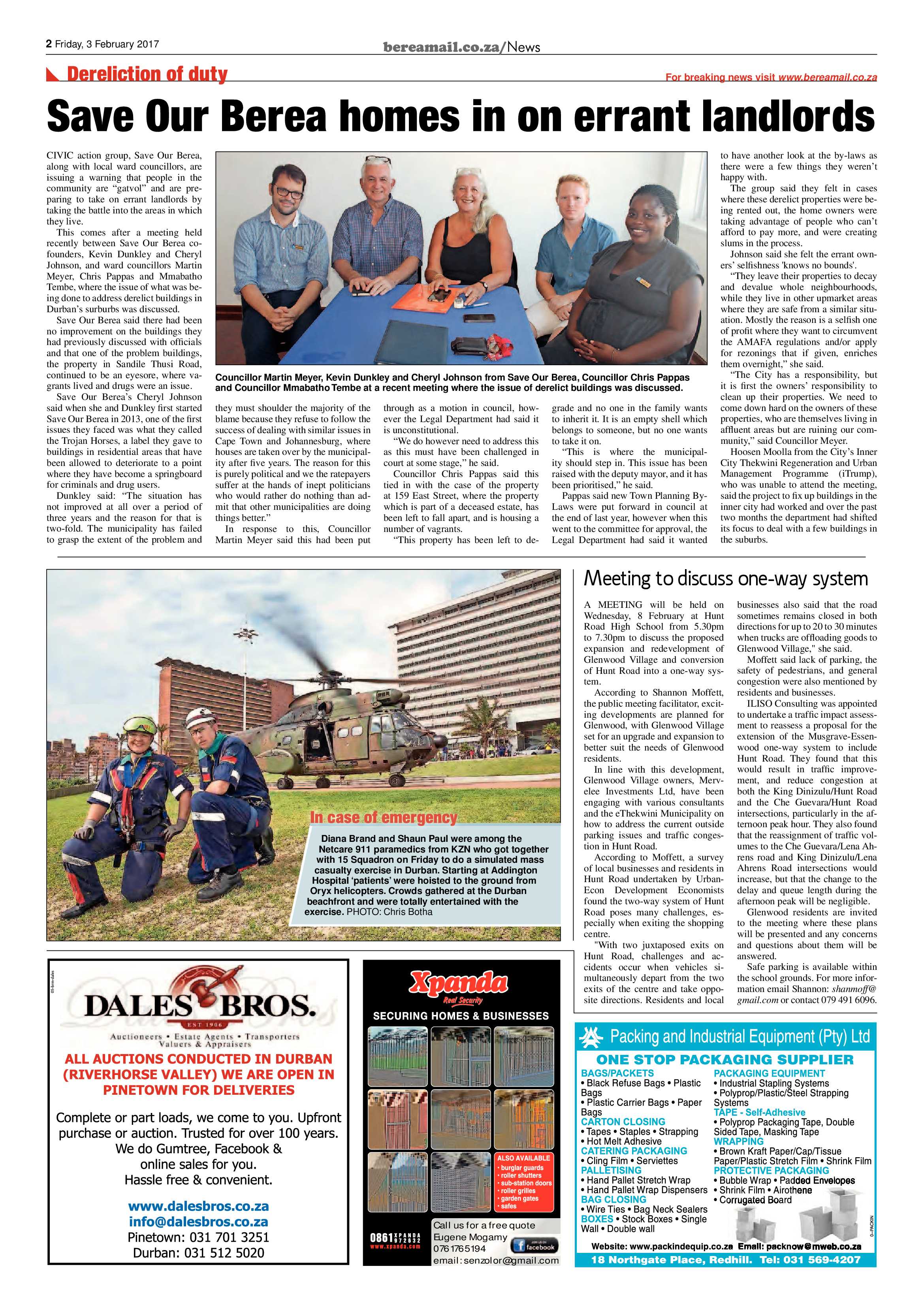 Berea Mail 3 February 2017 page 2