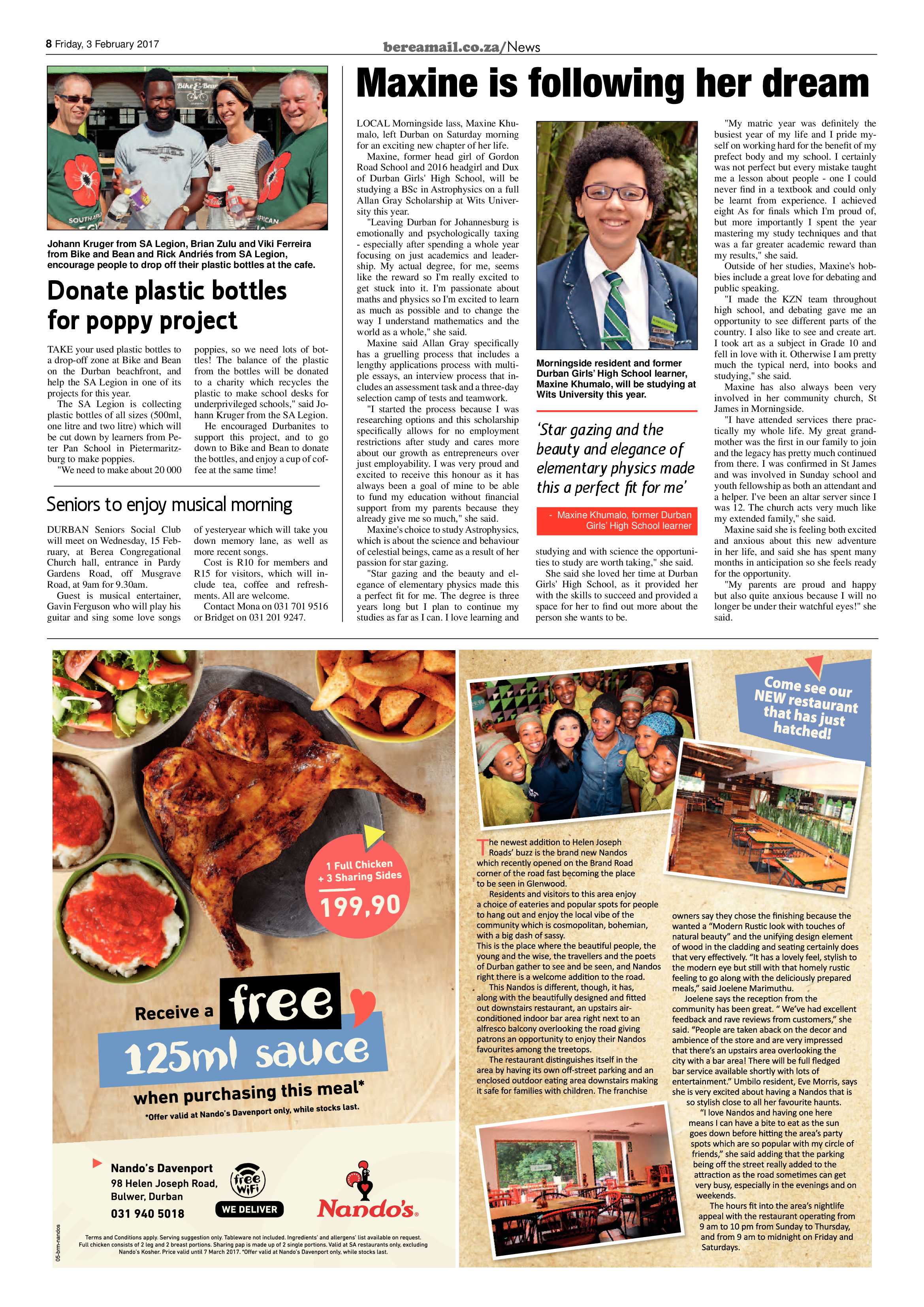 Berea Mail 3 February 2017 page 8