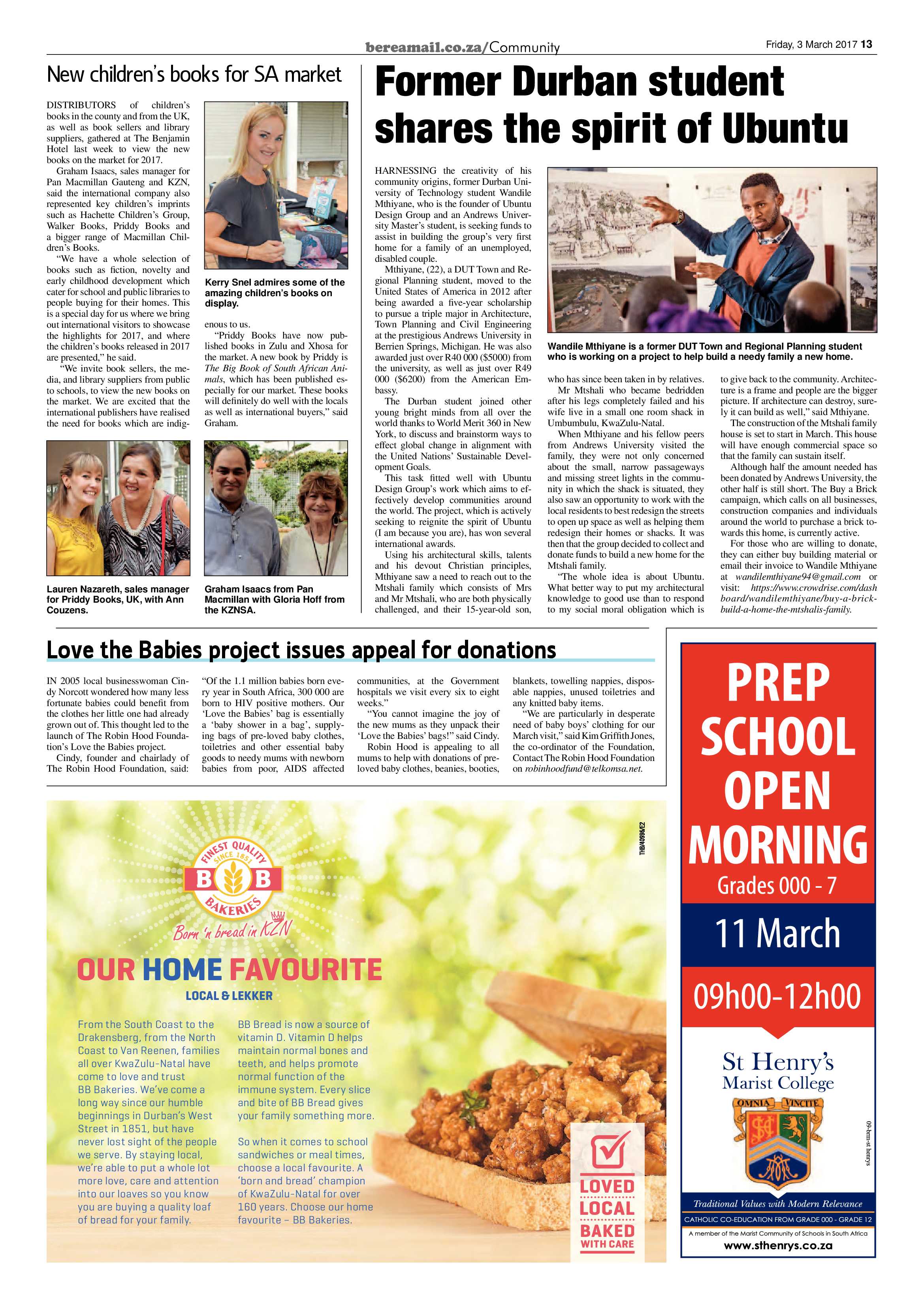Berea Mail 3 March 2017 page 13