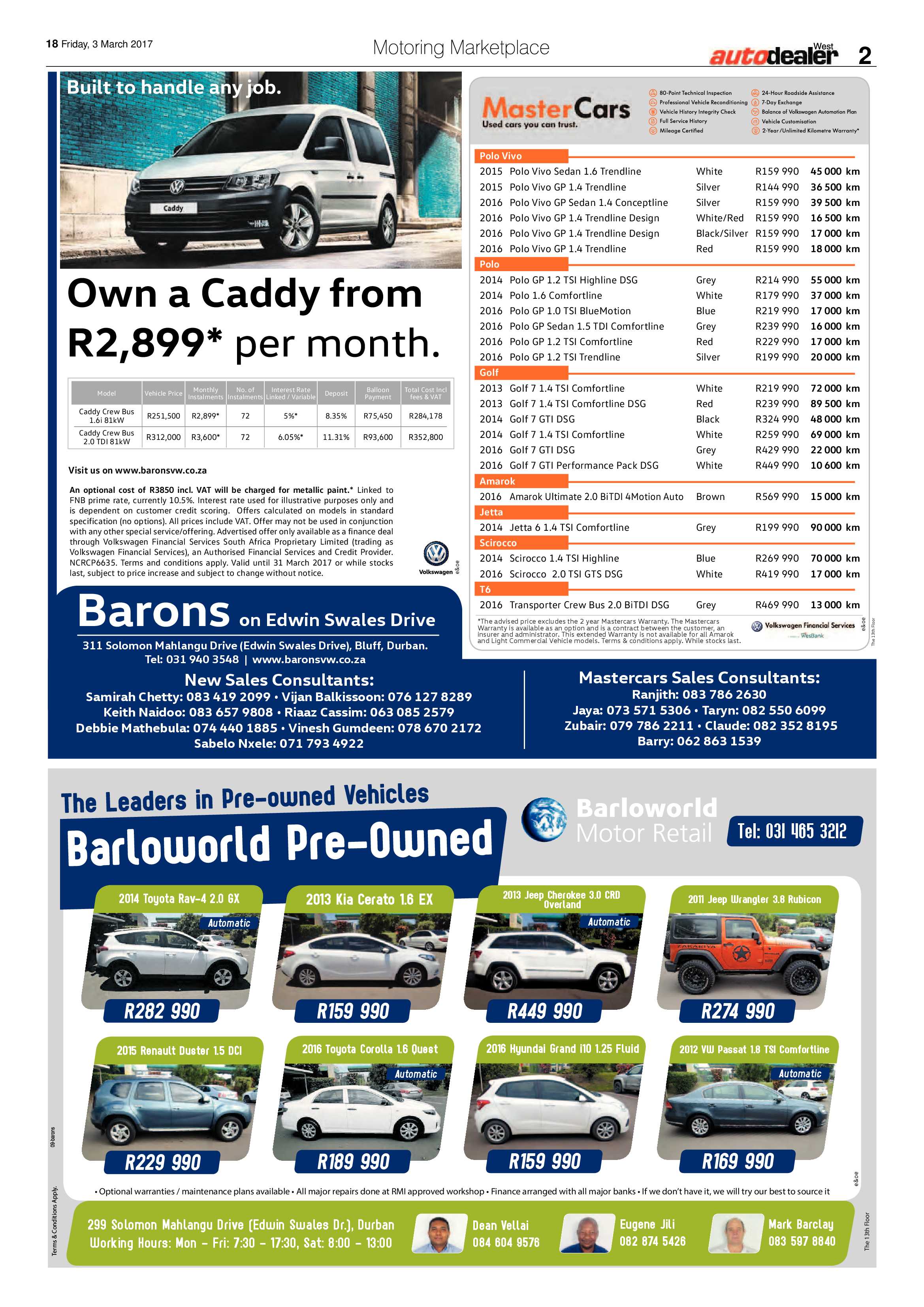 Berea Mail 3 March 2017 page 18