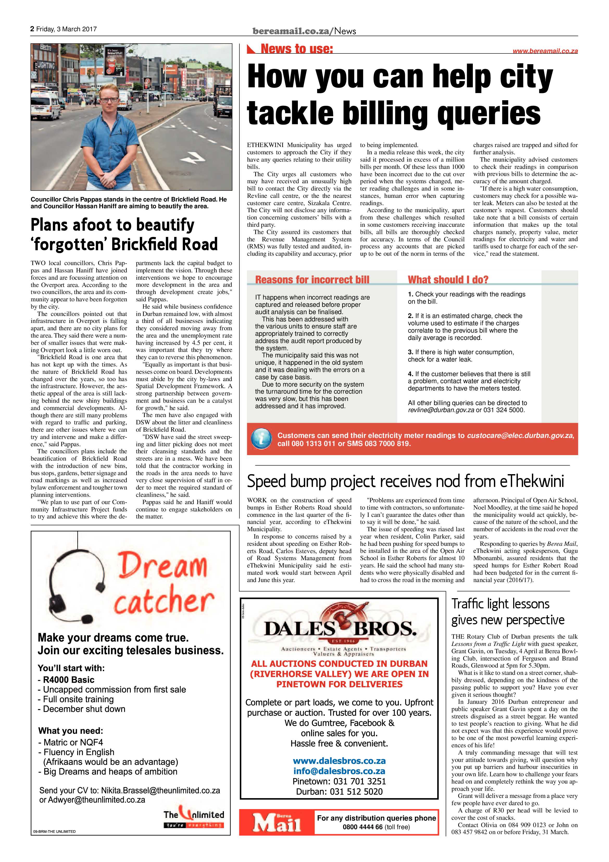 Berea Mail 3 March 2017 page 2
