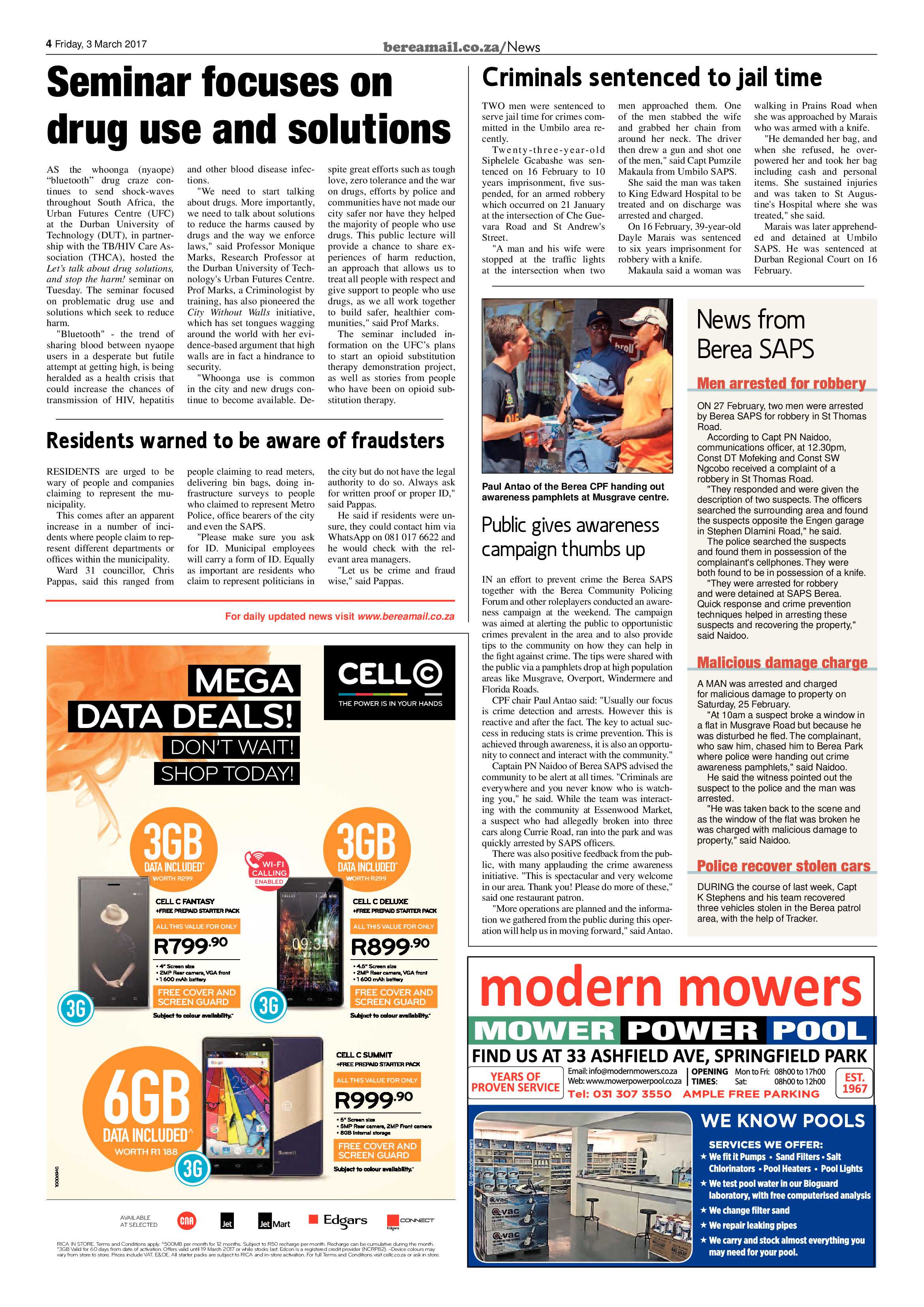 Berea Mail 3 March 2017 page 4