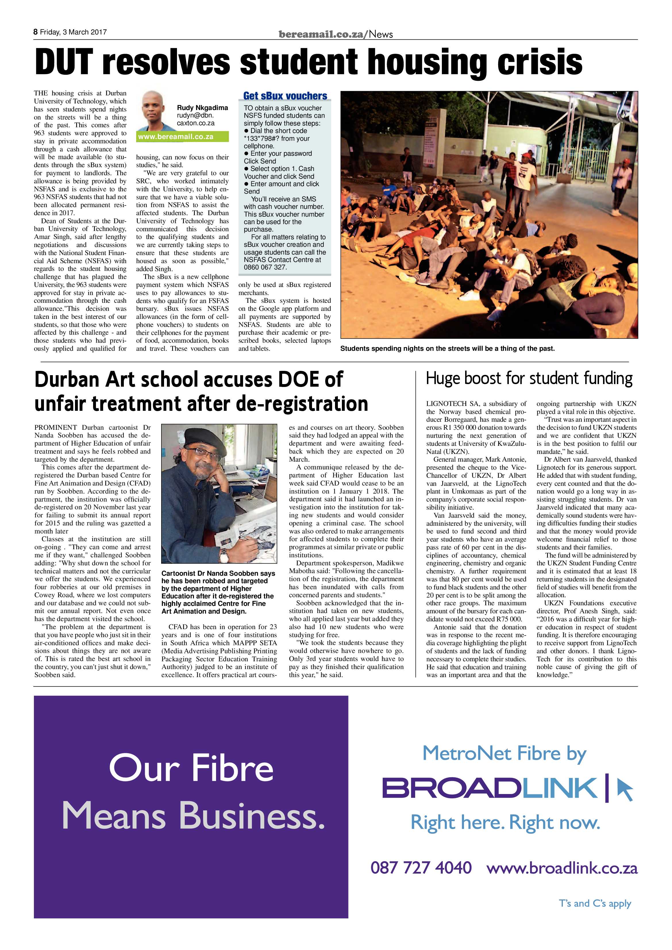Berea Mail 3 March 2017 page 8