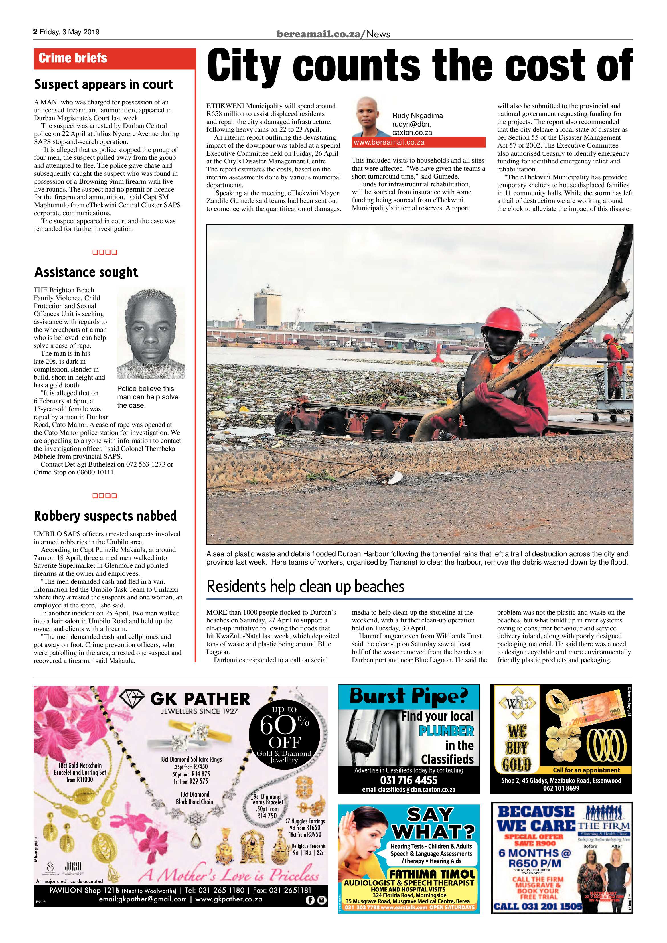 Berea Mail 3 May 2019 page 2