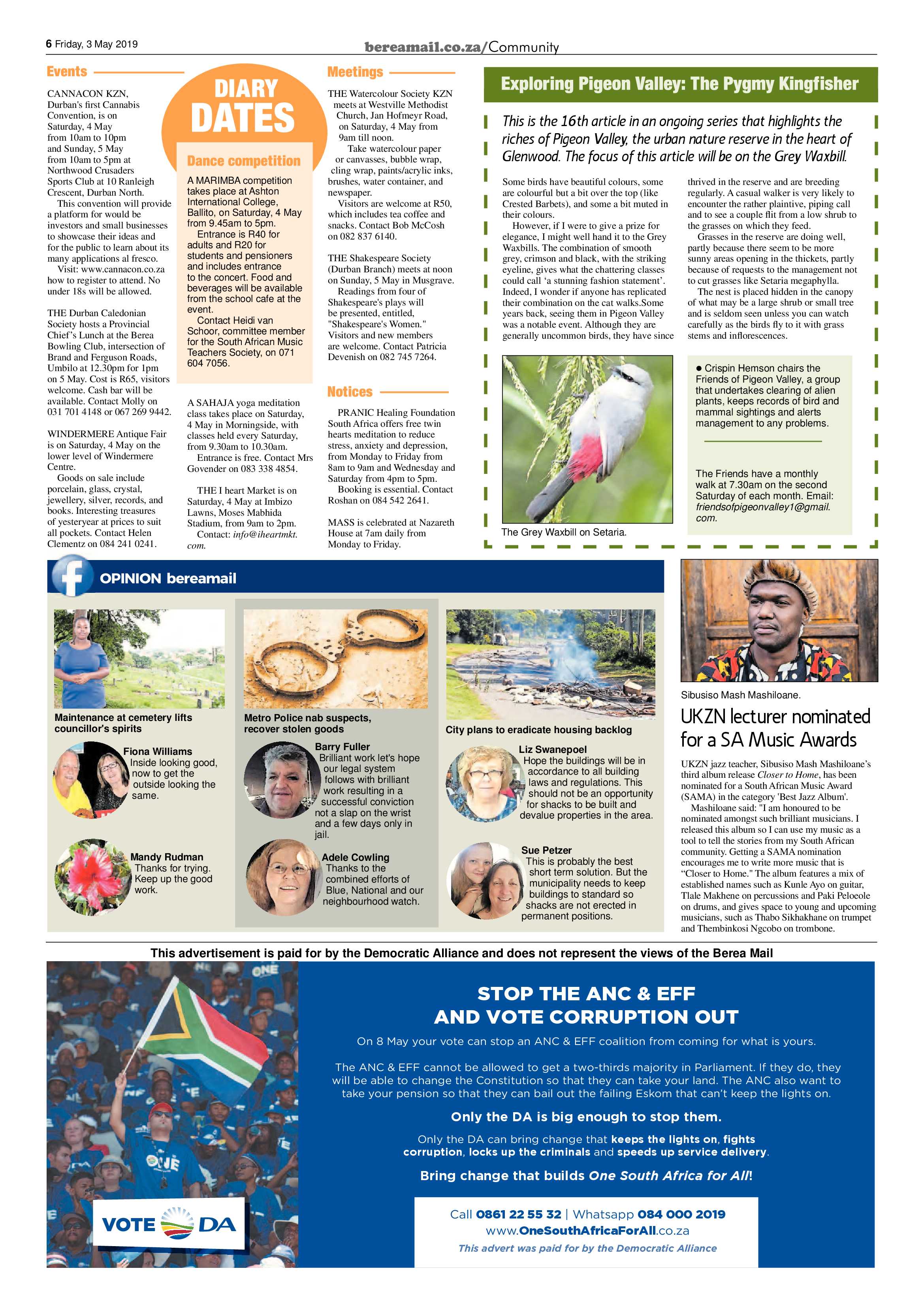 Berea Mail 3 May 2019 page 6