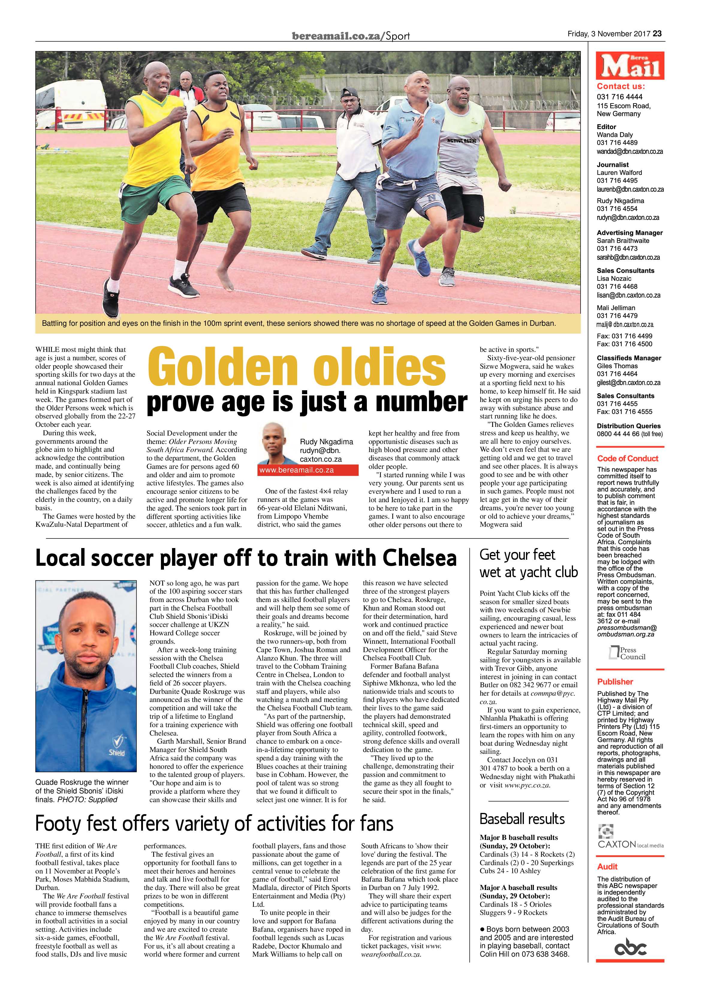 Berea Mail 3 November 2017 page 23