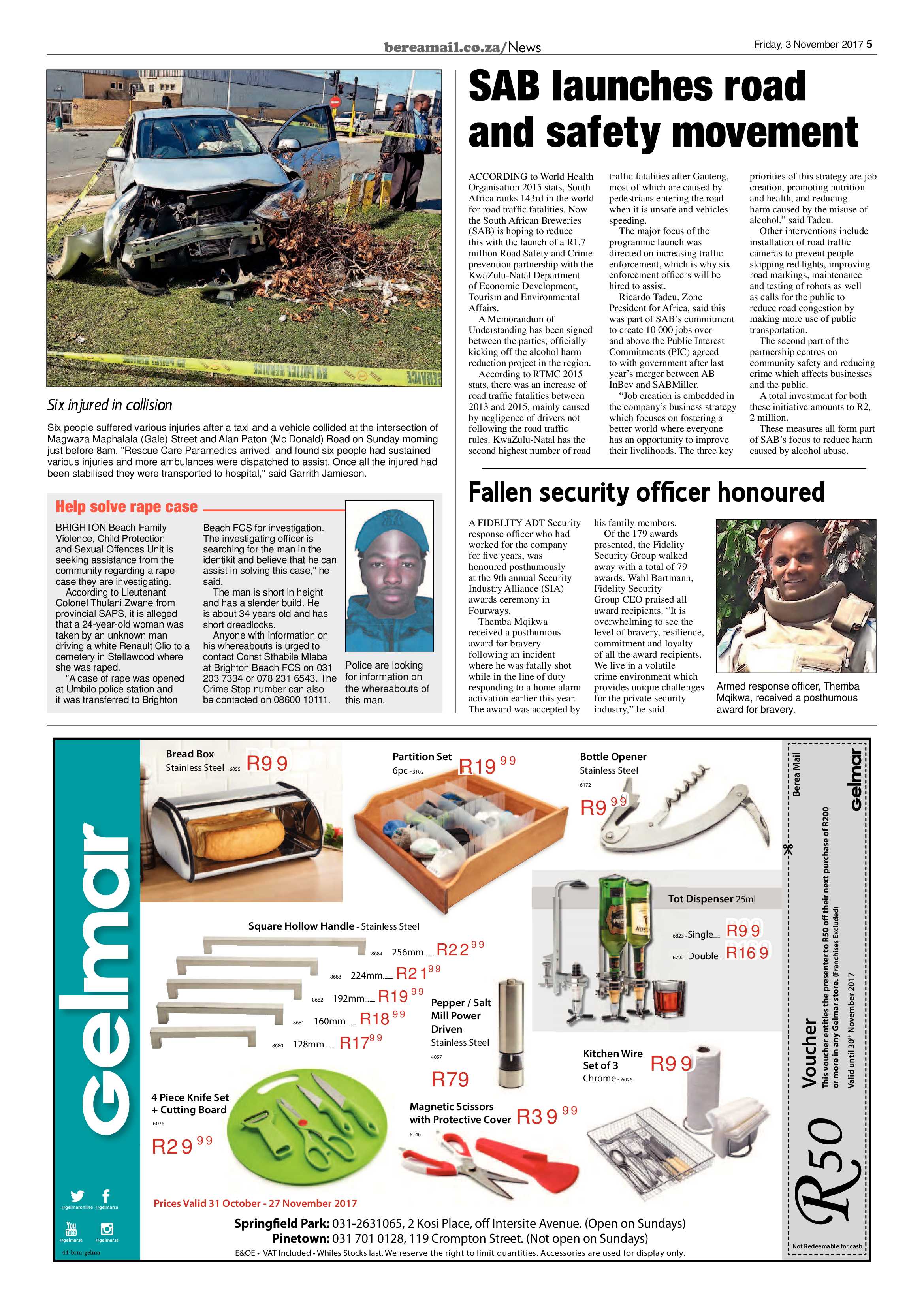 Berea Mail 3 November 2017 page 5