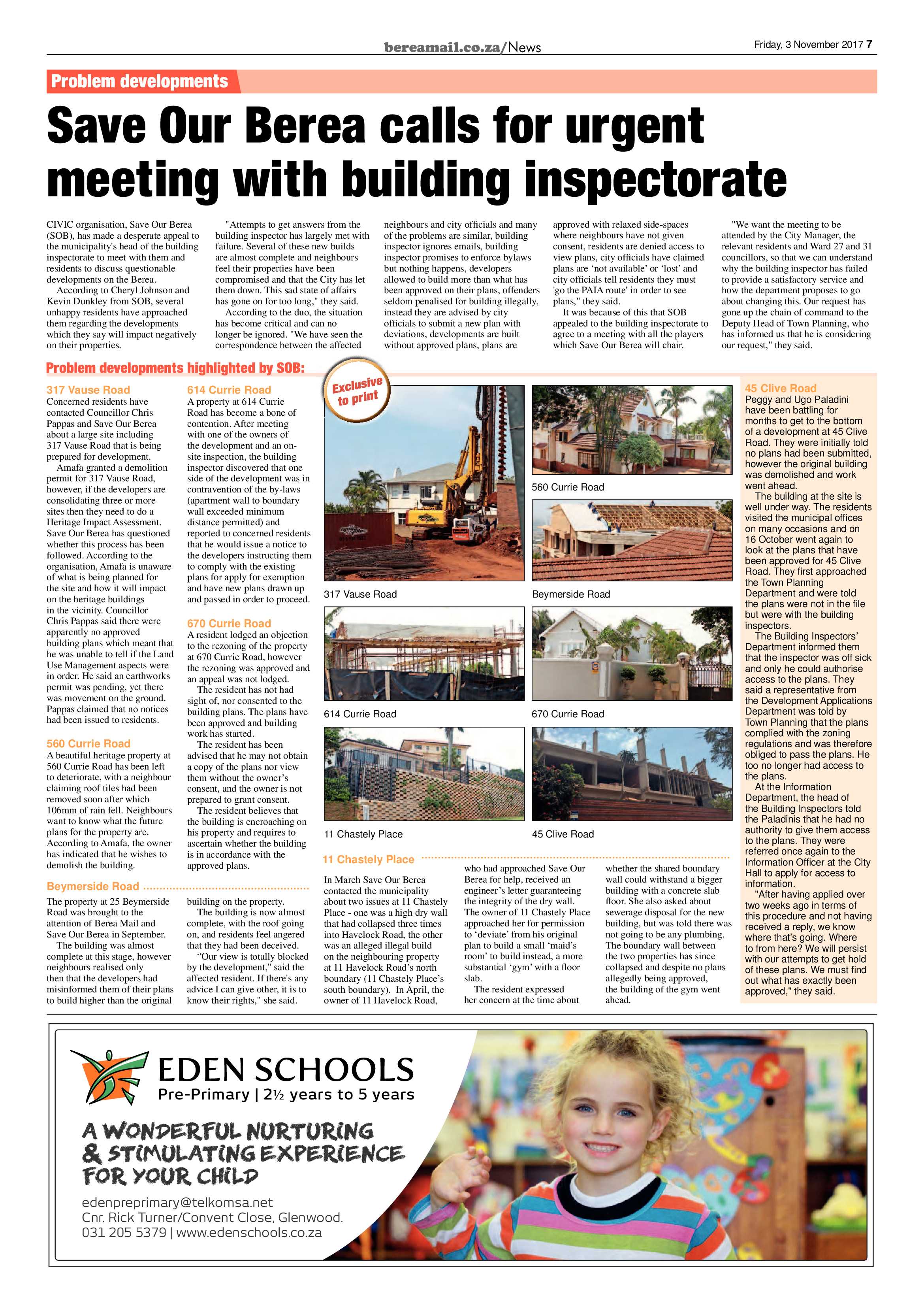 Berea Mail 3 November 2017 page 7