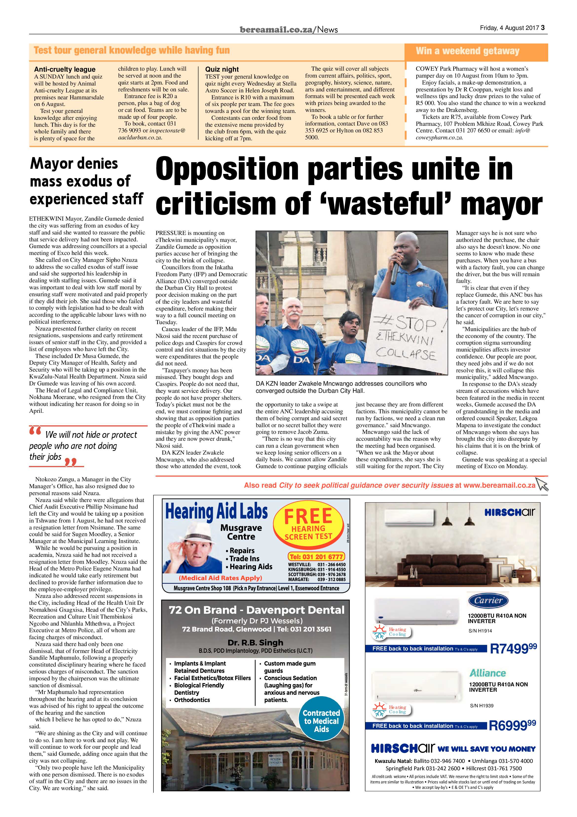 Berea Mail 4 August 2017 page 3