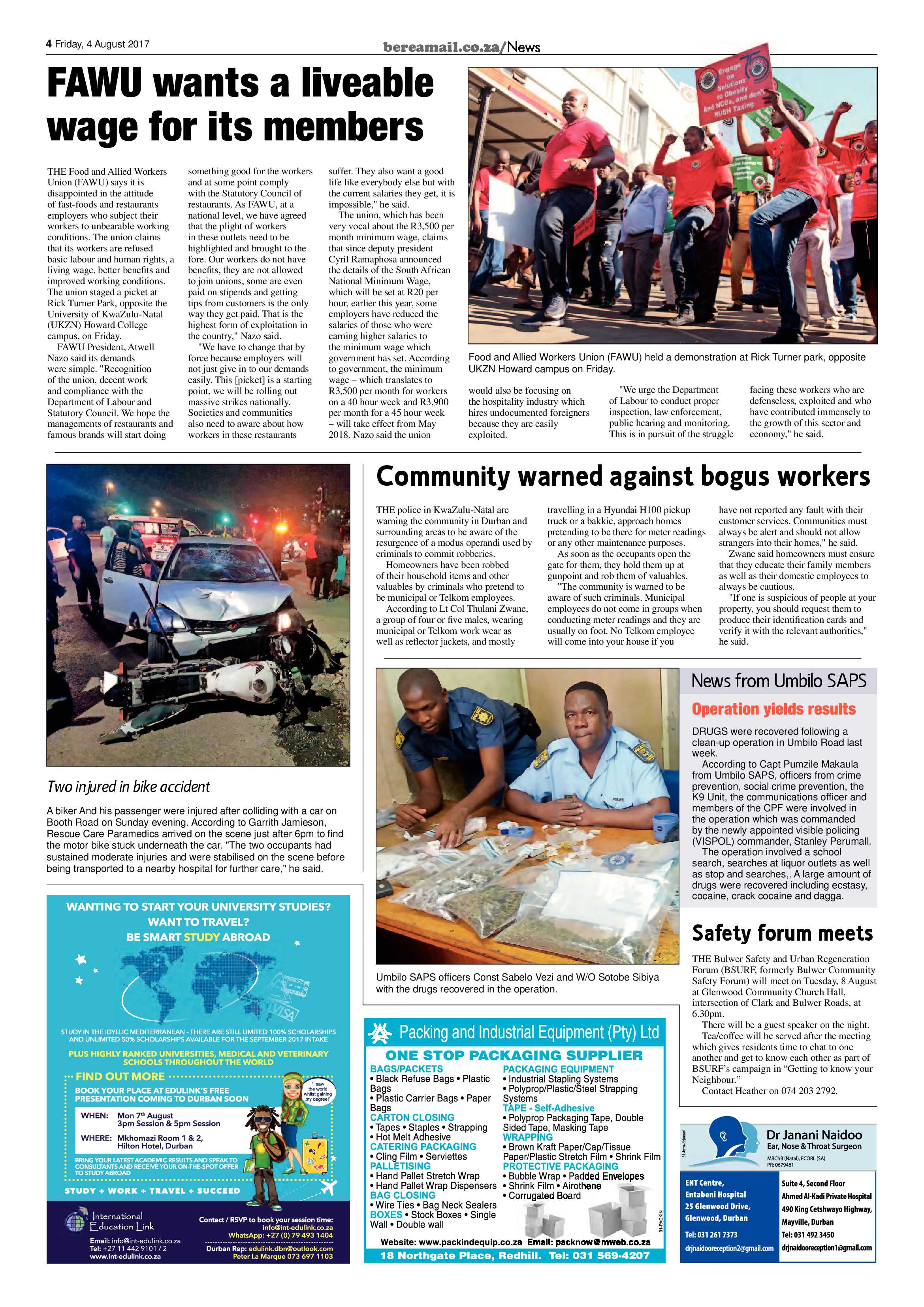 Berea Mail 4 August 2017 page 4