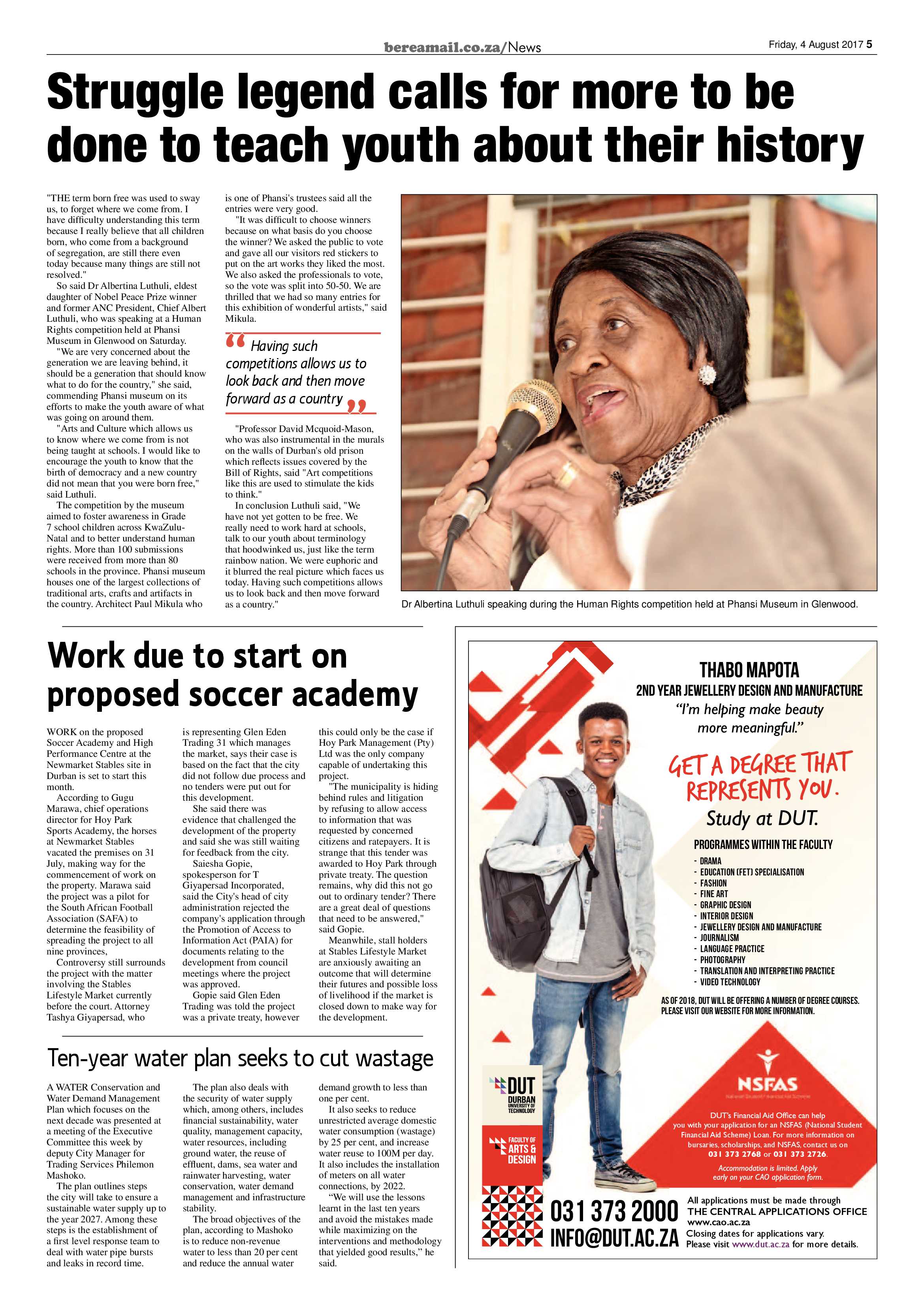 Berea Mail 4 August 2017 page 5
