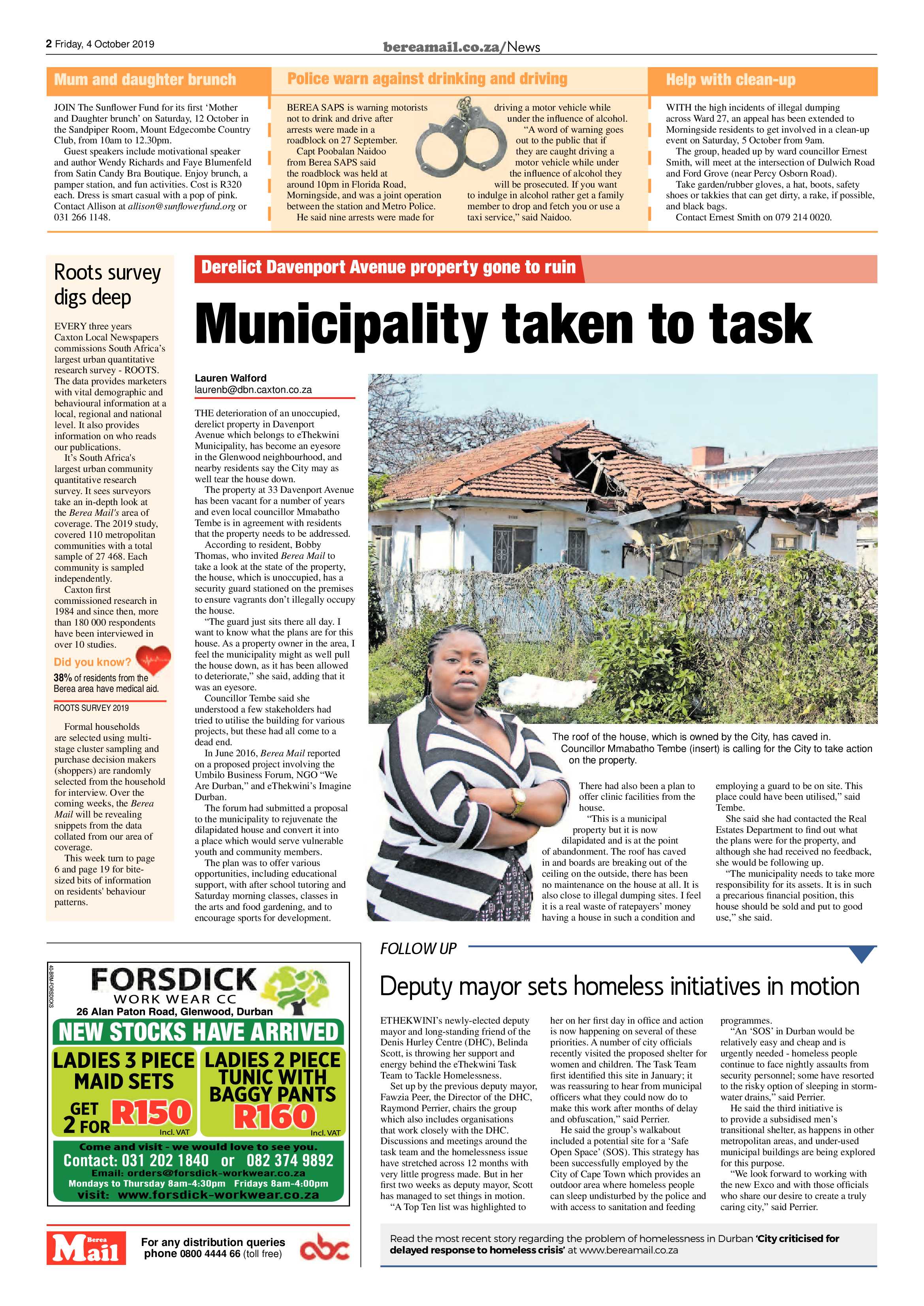 Berea Mail 4 October 2019 page 2