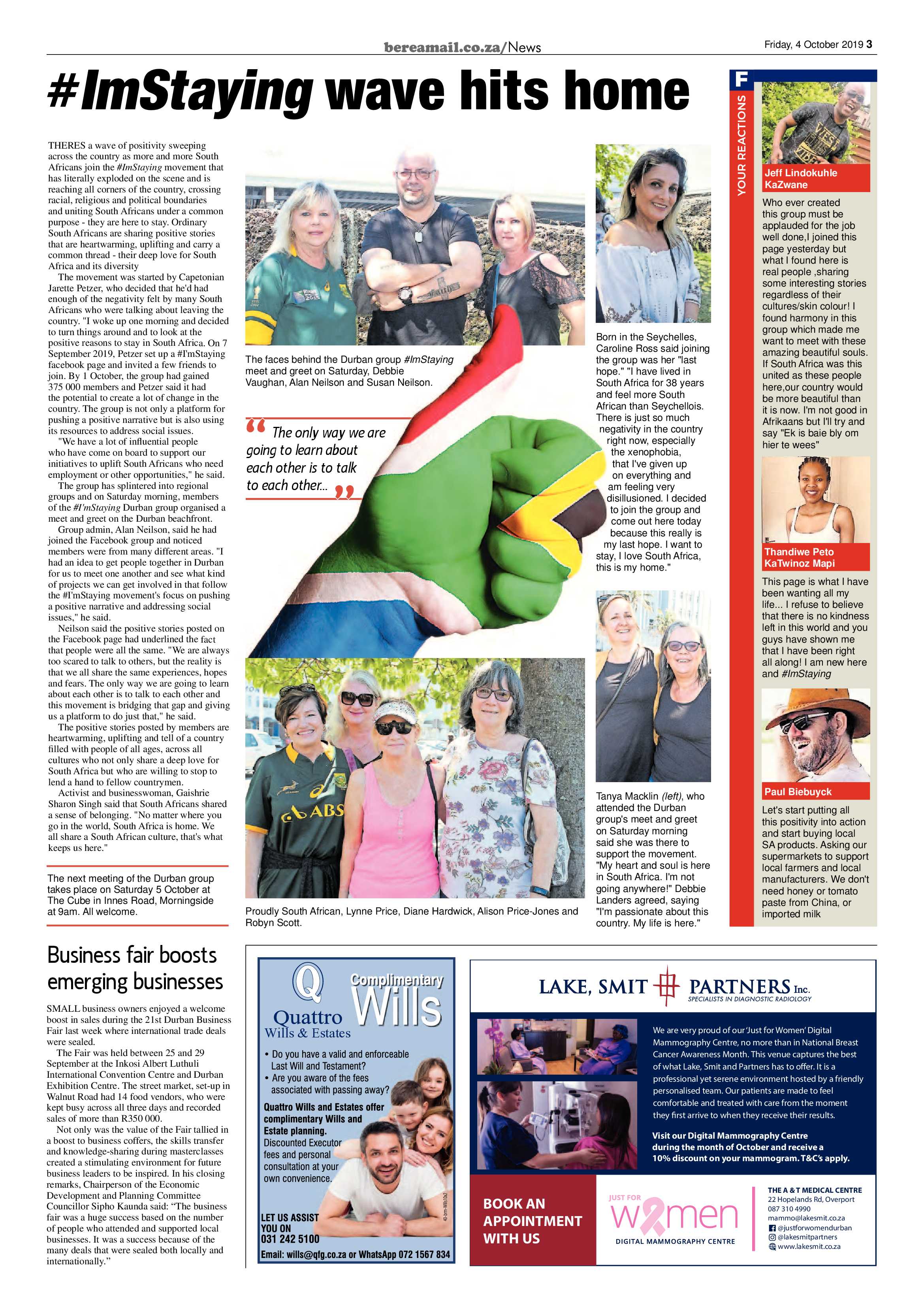 Berea Mail 4 October 2019 page 3