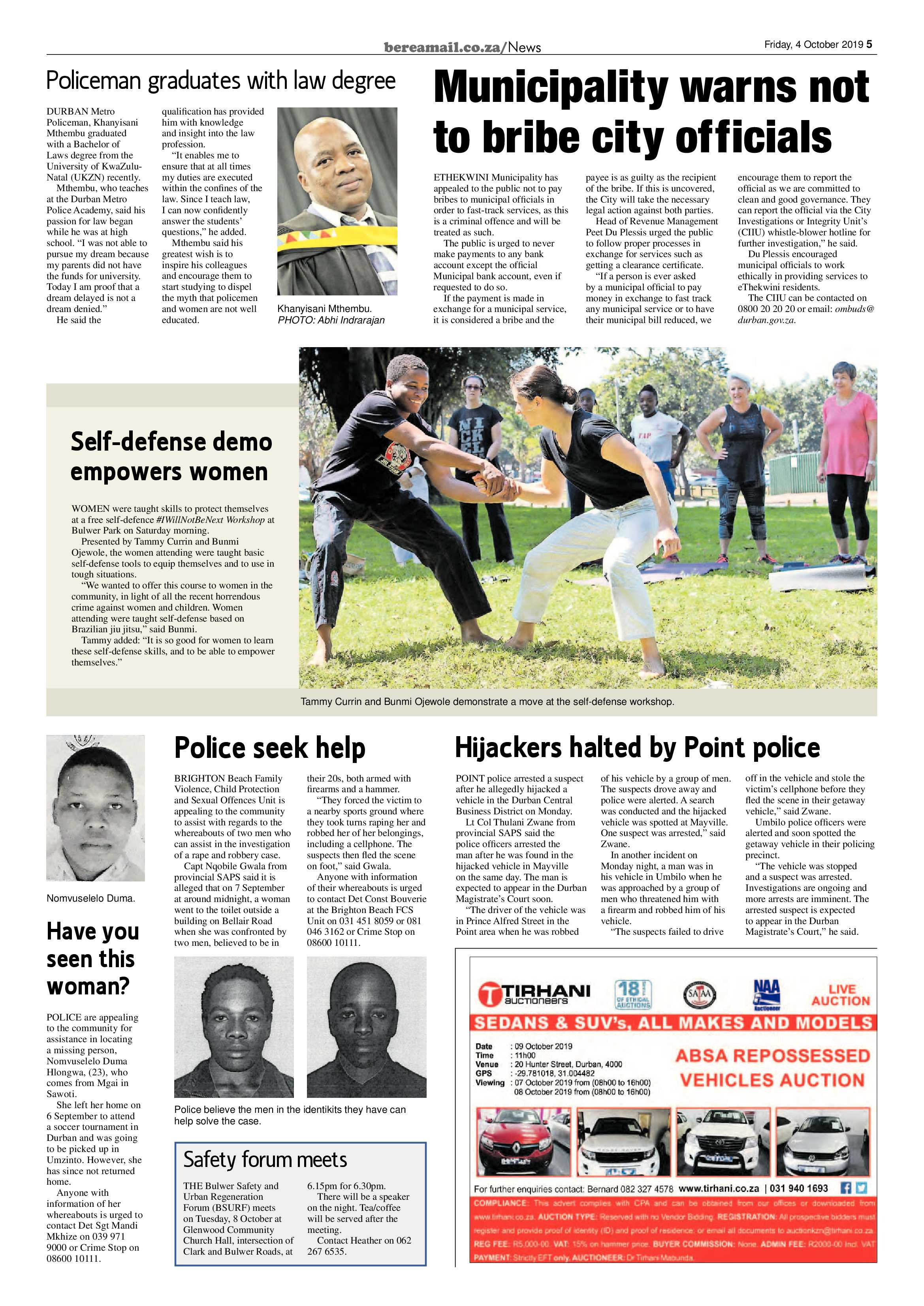 Berea Mail 4 October 2019 page 5