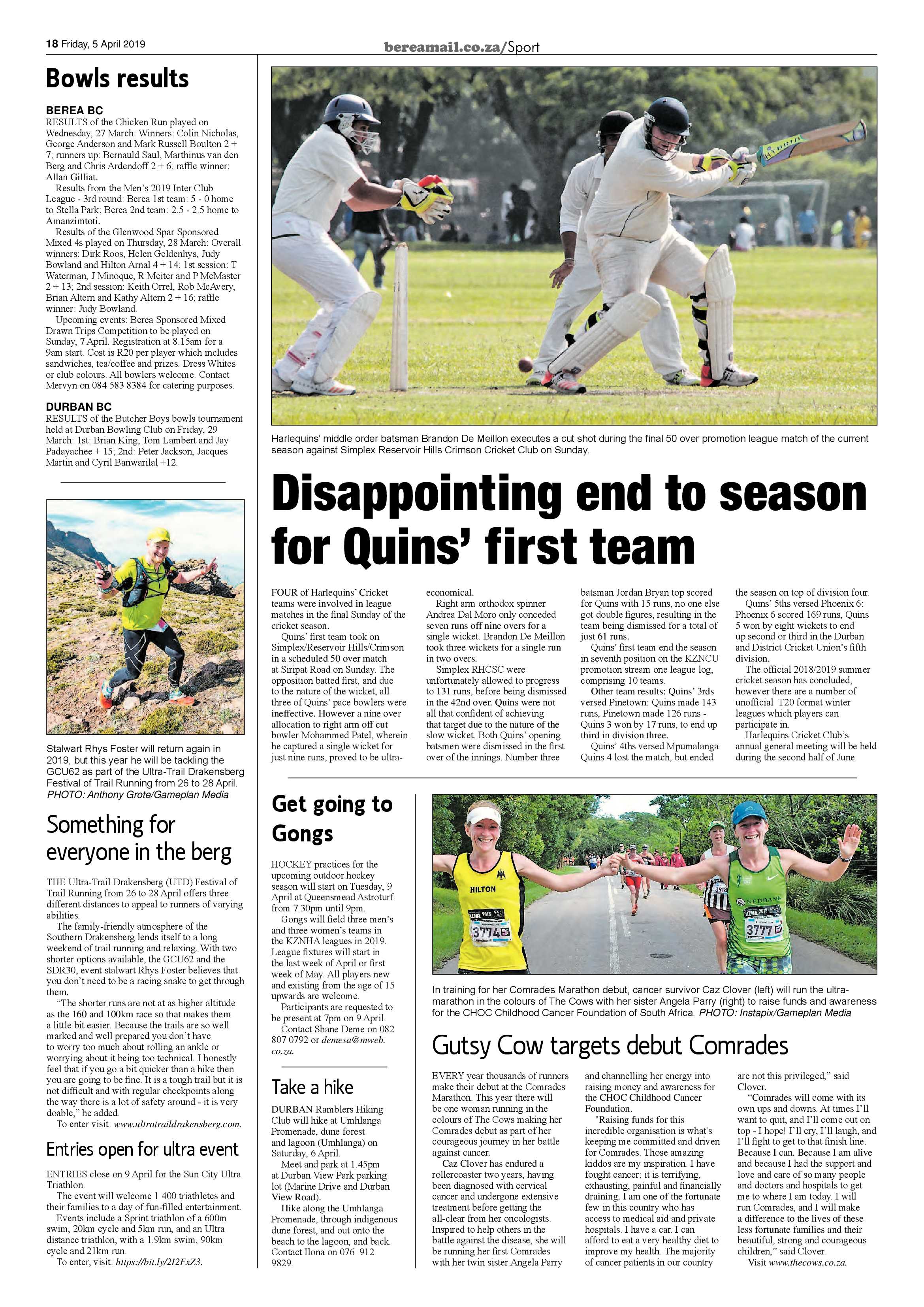Berea Mail 5 April 2019 page 18