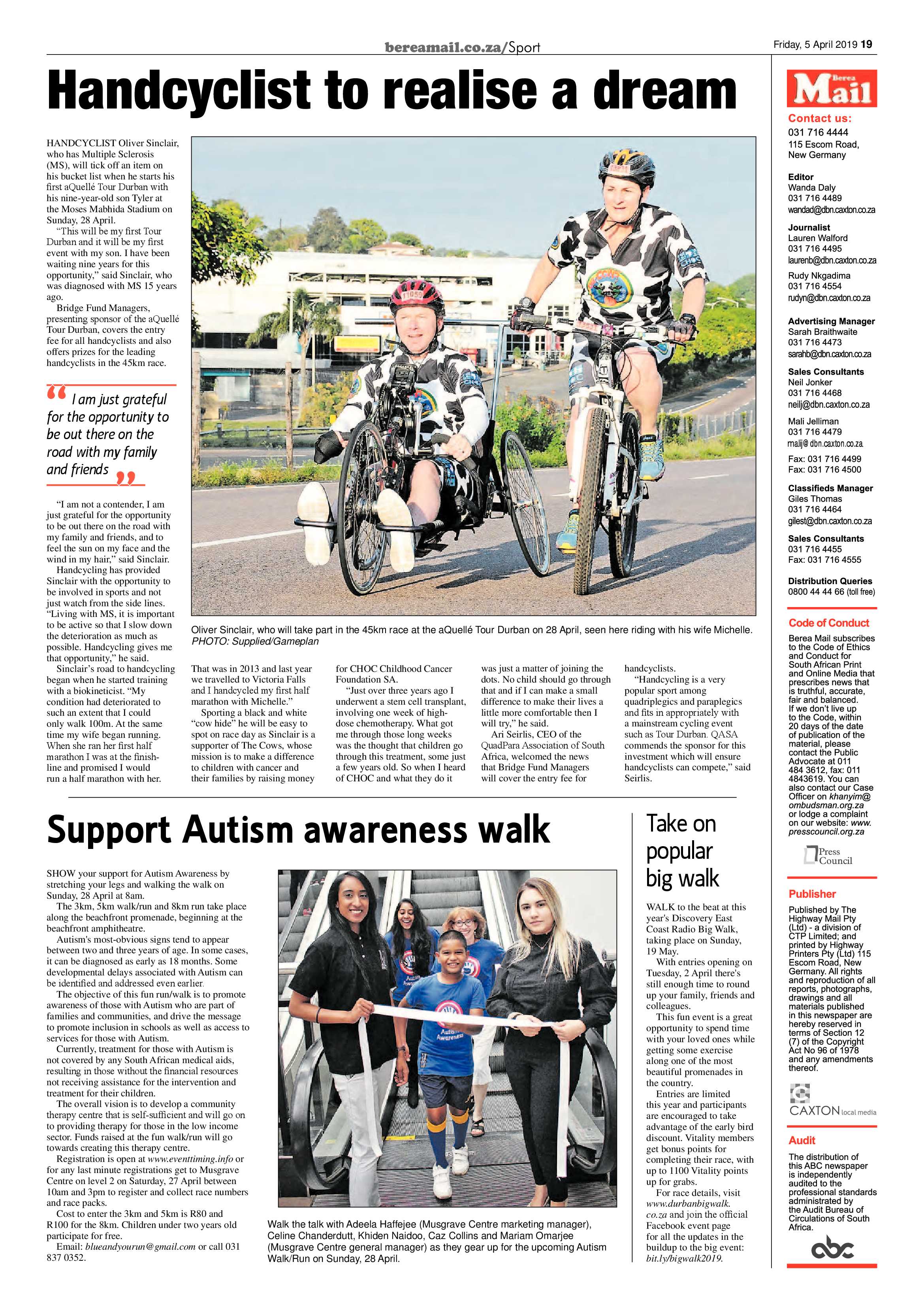 Berea Mail 5 April 2019 page 19