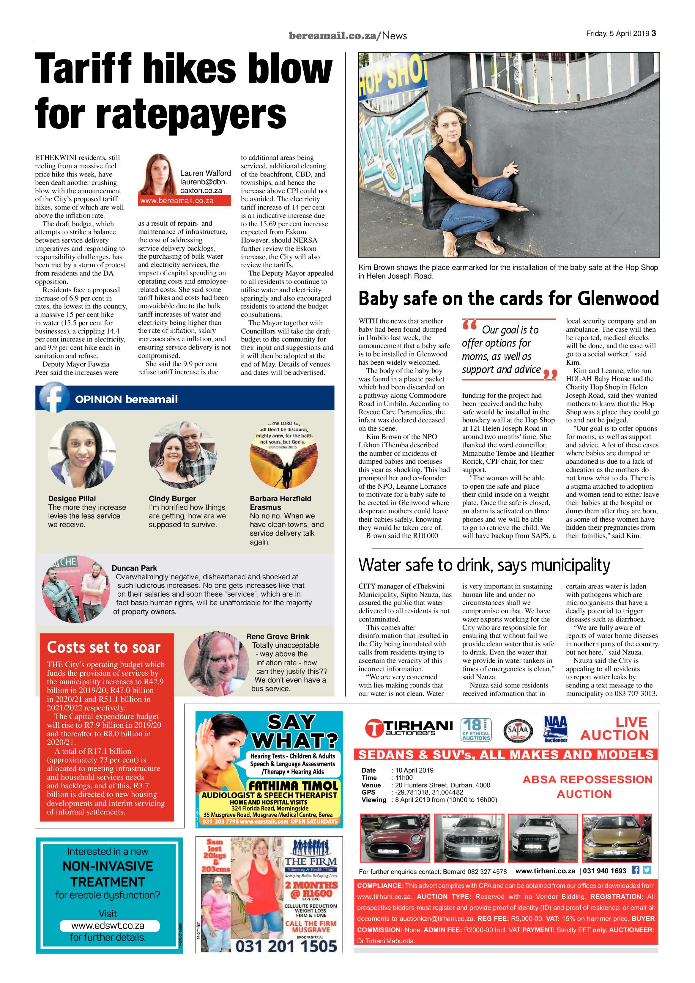 Berea Mail 5 April 2019 page 3