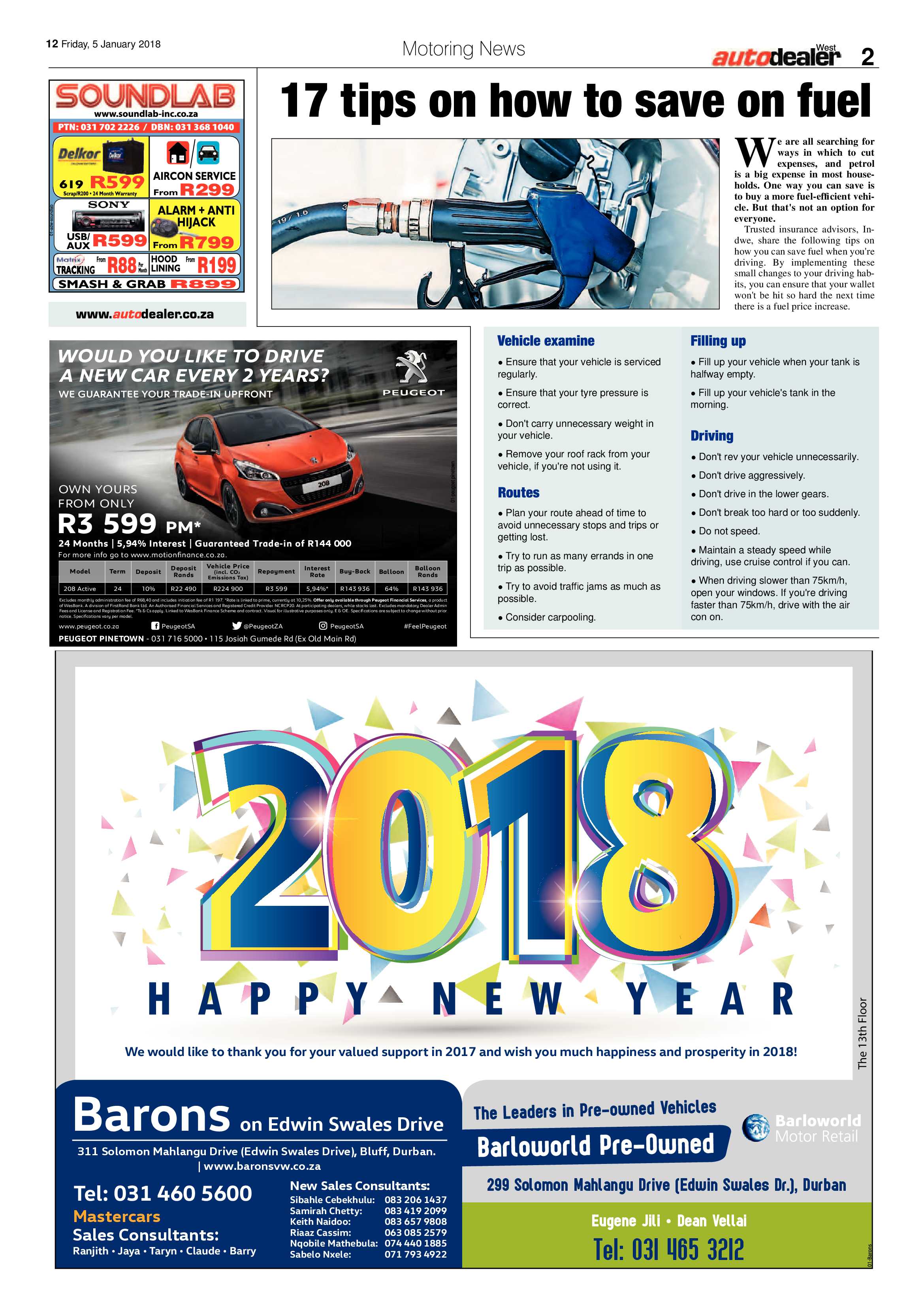 Berea Mail 5 January 2018 page 12
