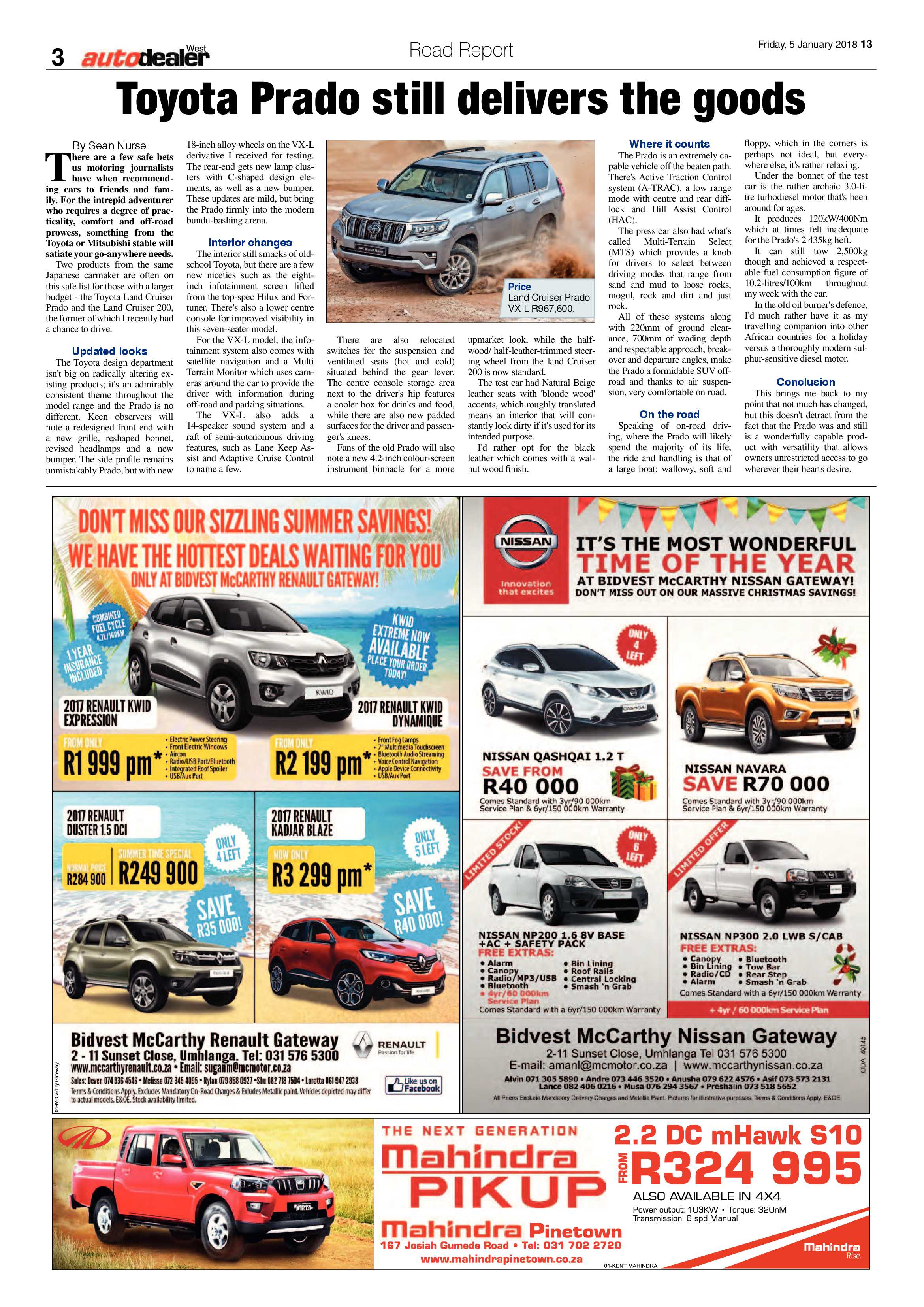 Berea Mail 5 January 2018 page 13