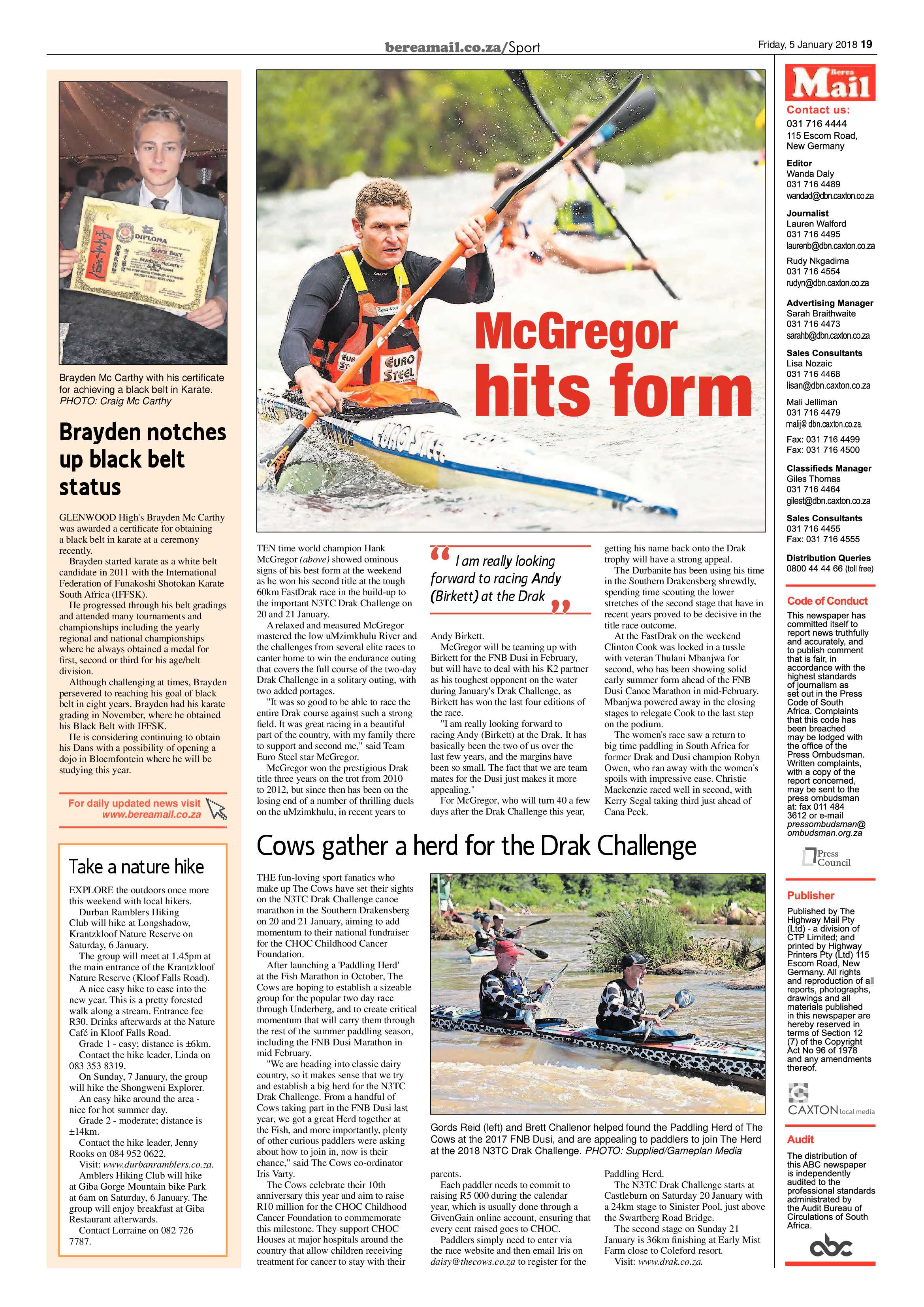 Berea Mail 5 January 2018 page 19