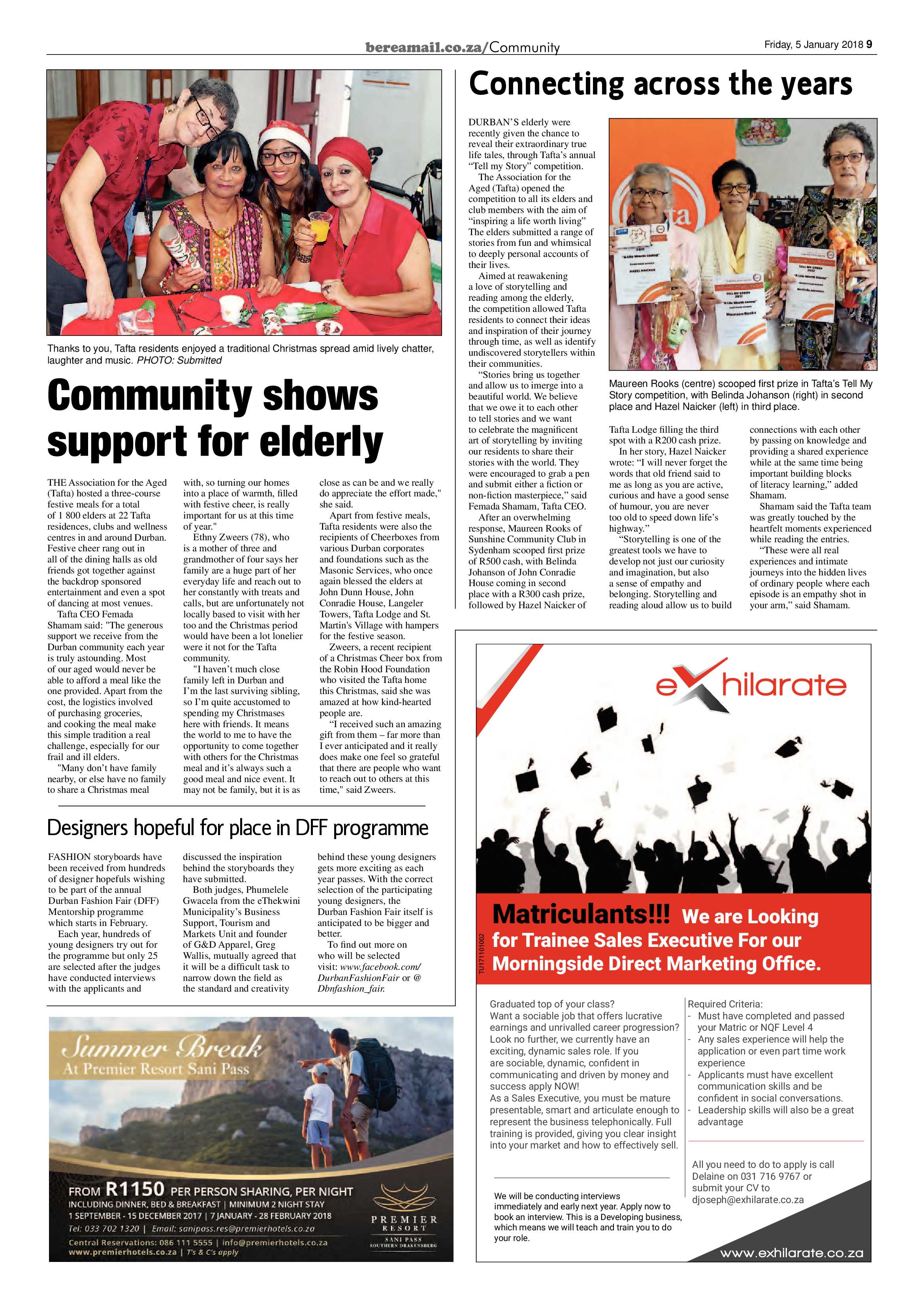 Berea Mail 5 January 2018 page 9
