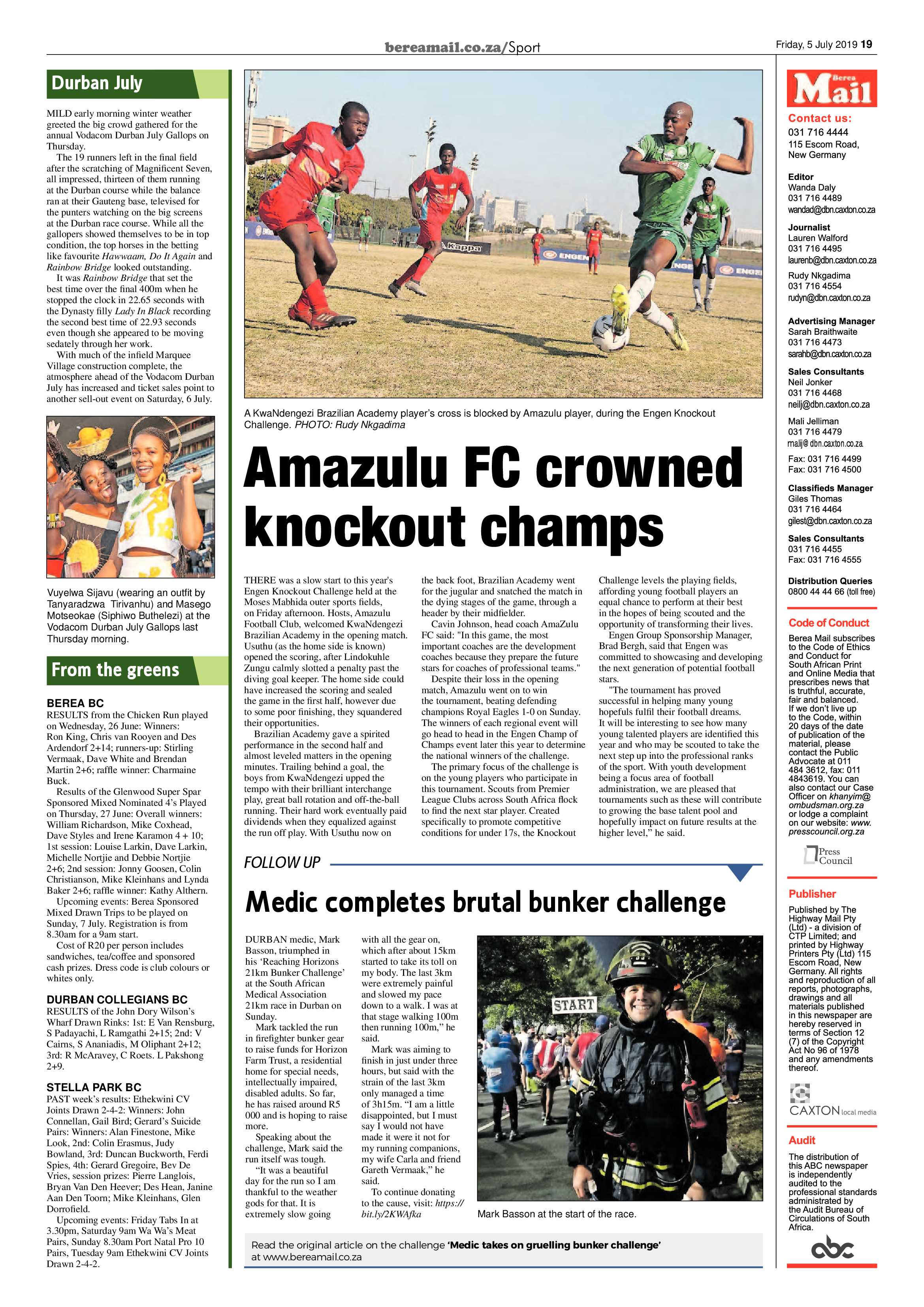 Berea Mail 5 July 2019 page 19