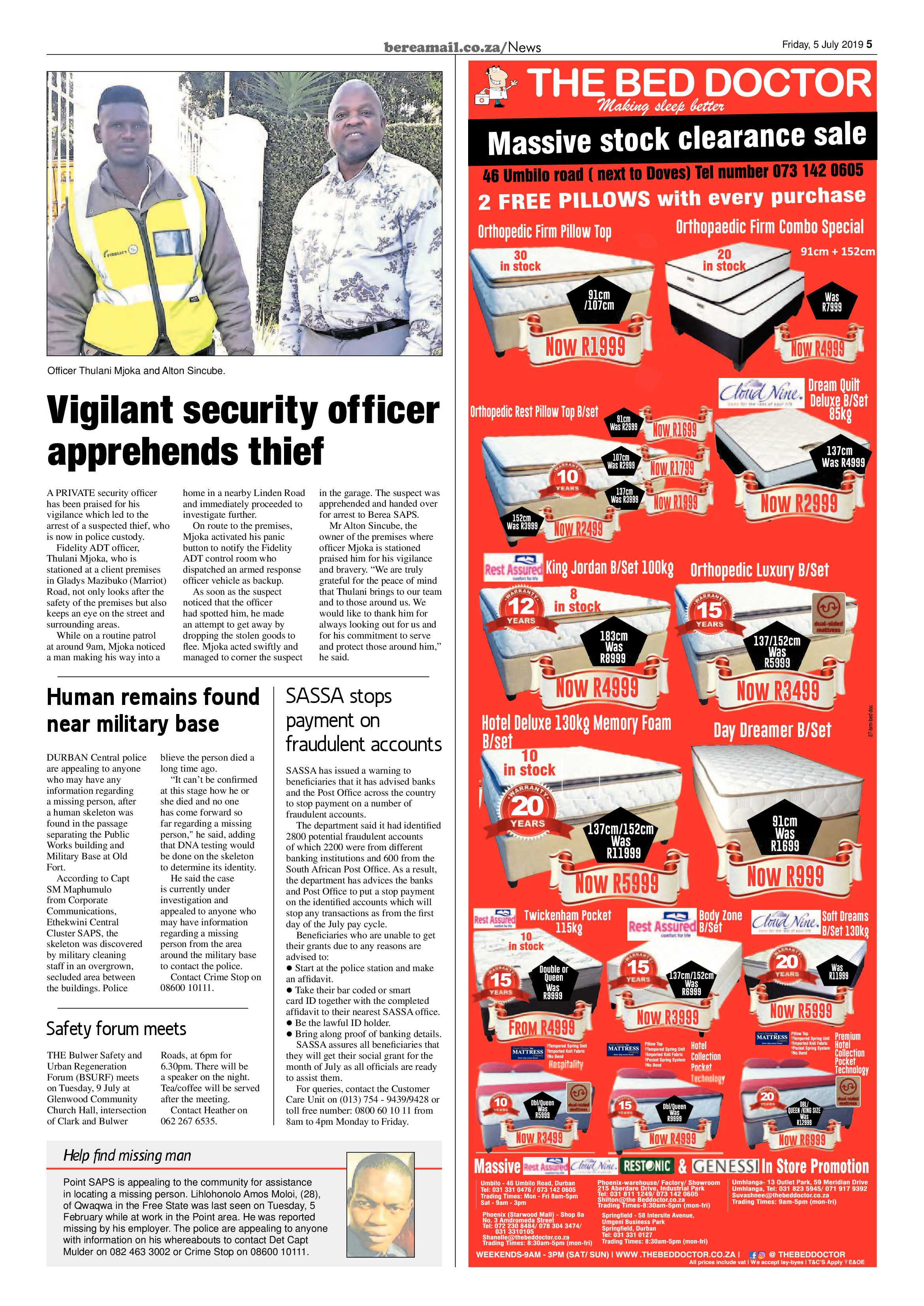Berea Mail 5 July 2019 page 5