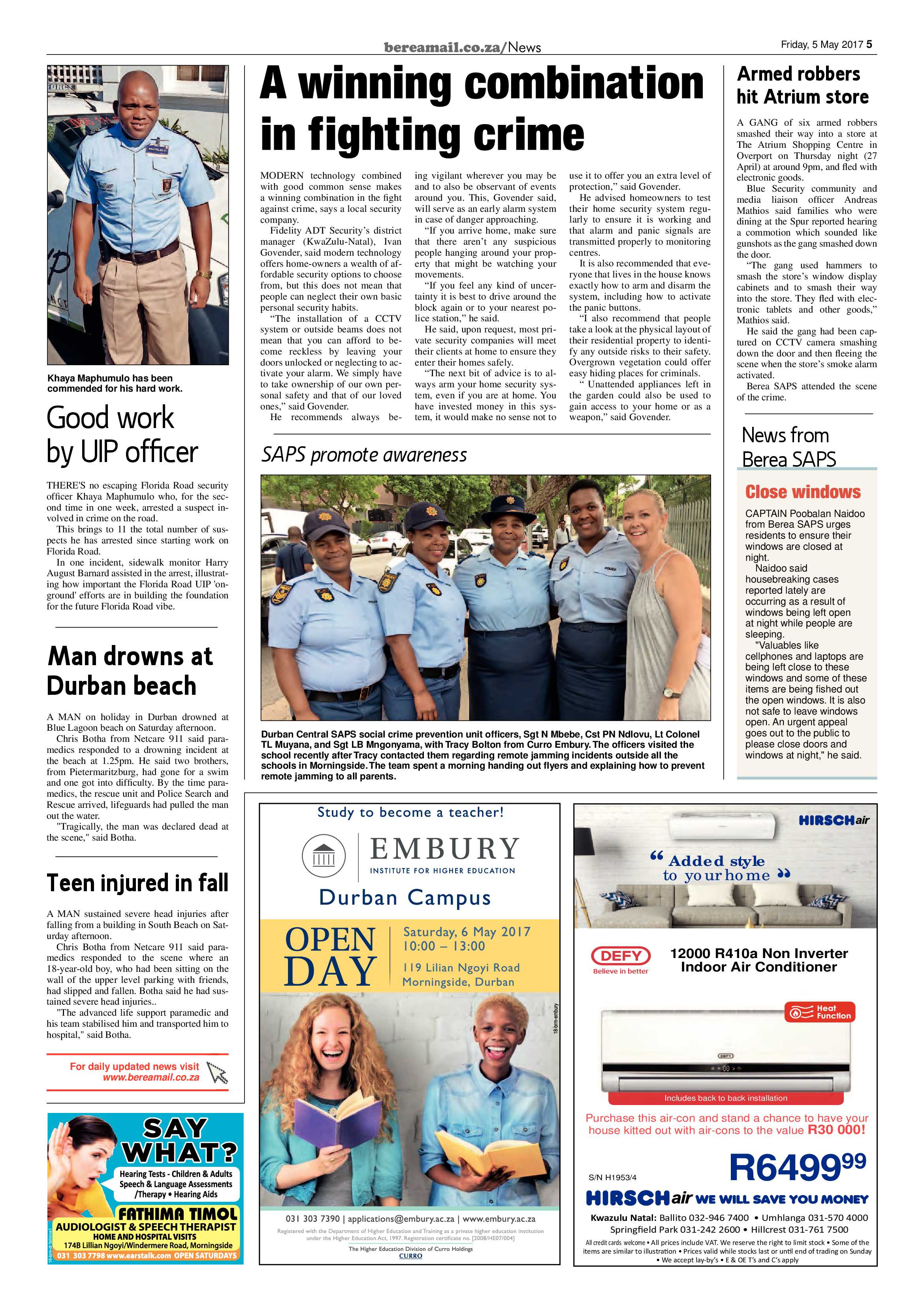 Berea Mail 5 May 2017 page 5
