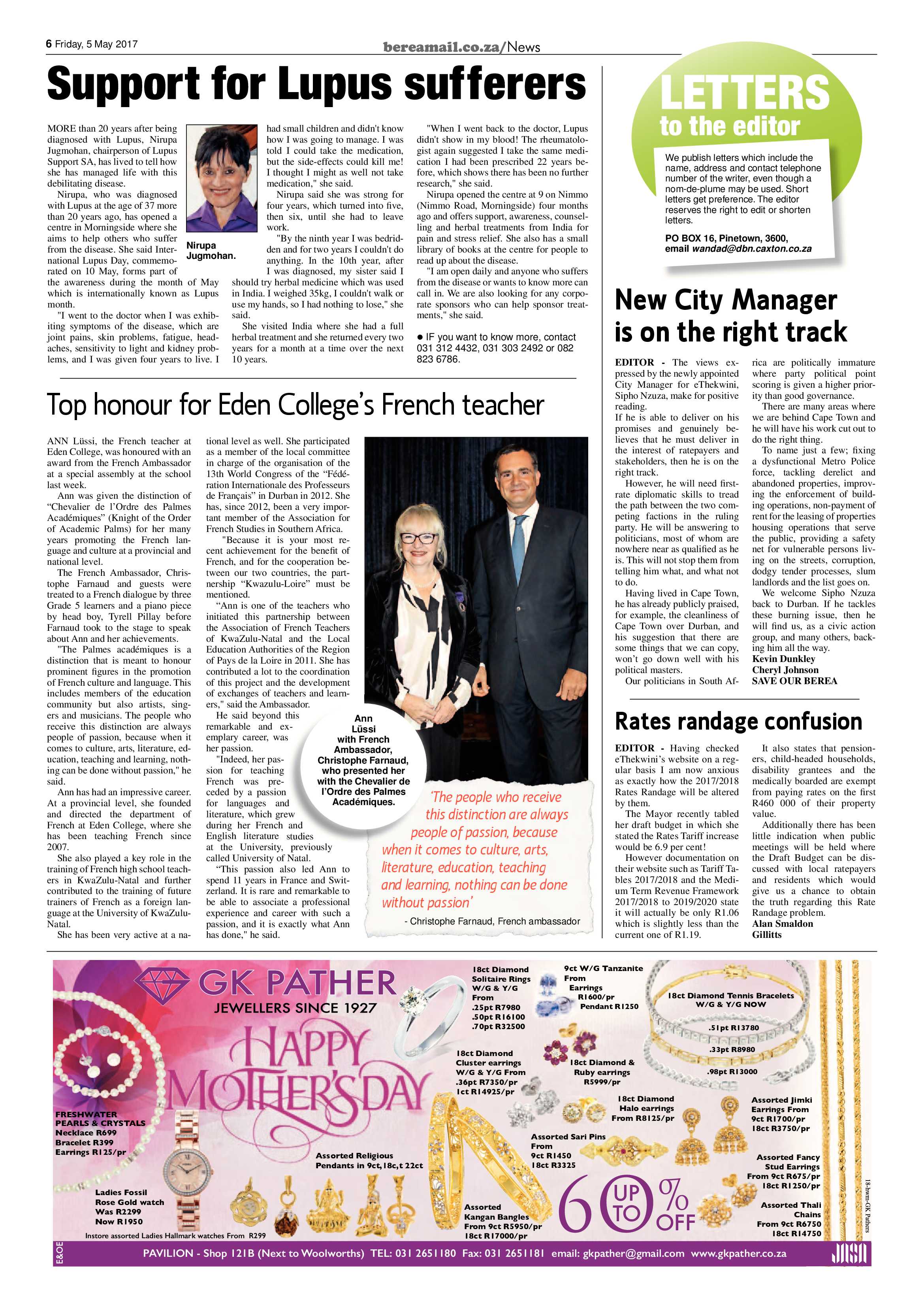 Berea Mail 5 May 2017 page 6