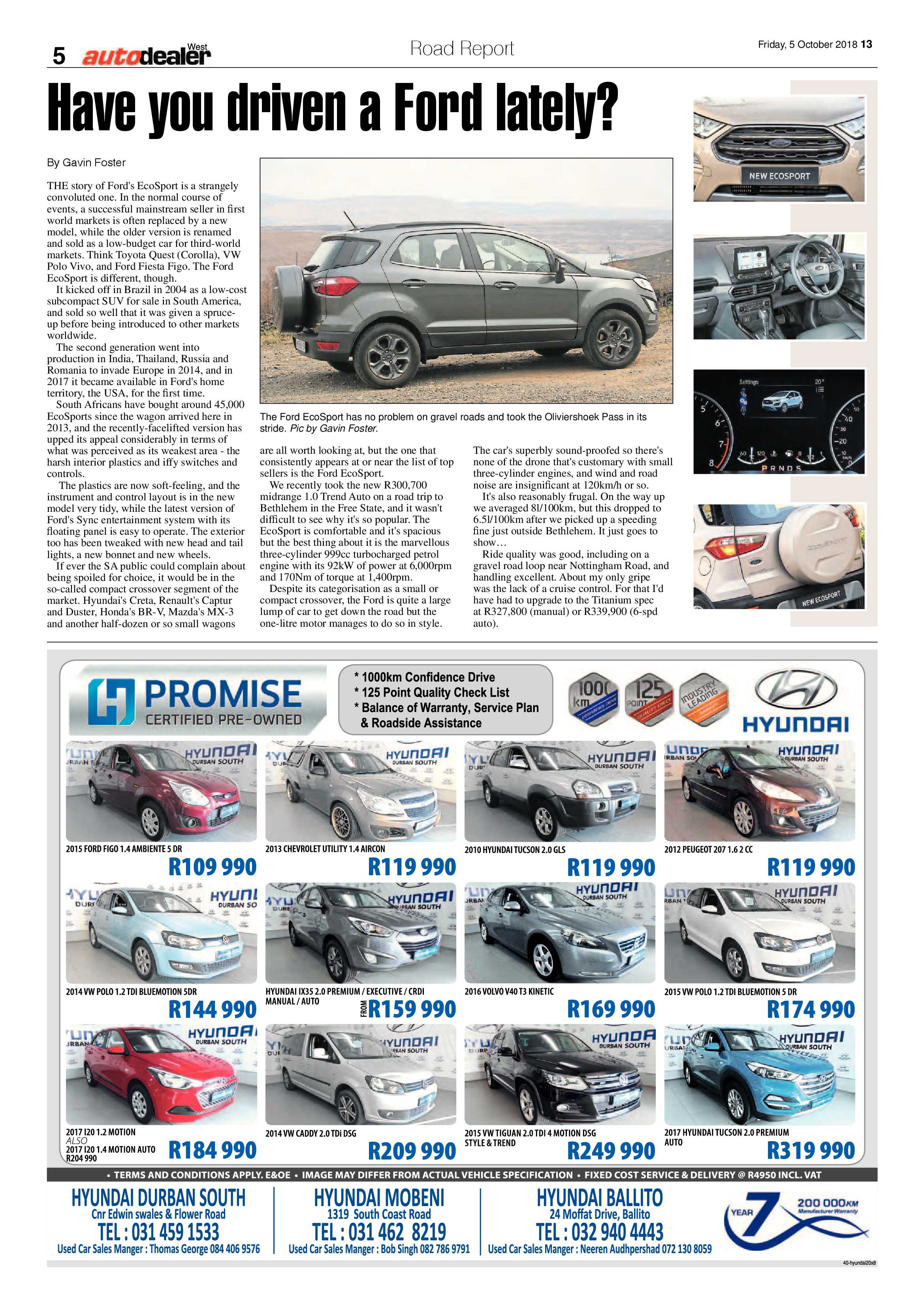 Berea Mail 5 October 2018 page 13