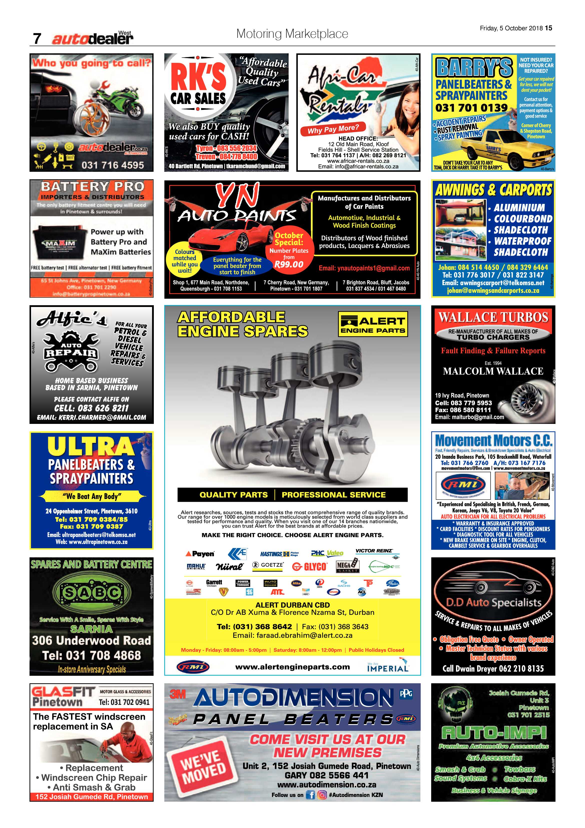 Berea Mail 5 October 2018 page 15