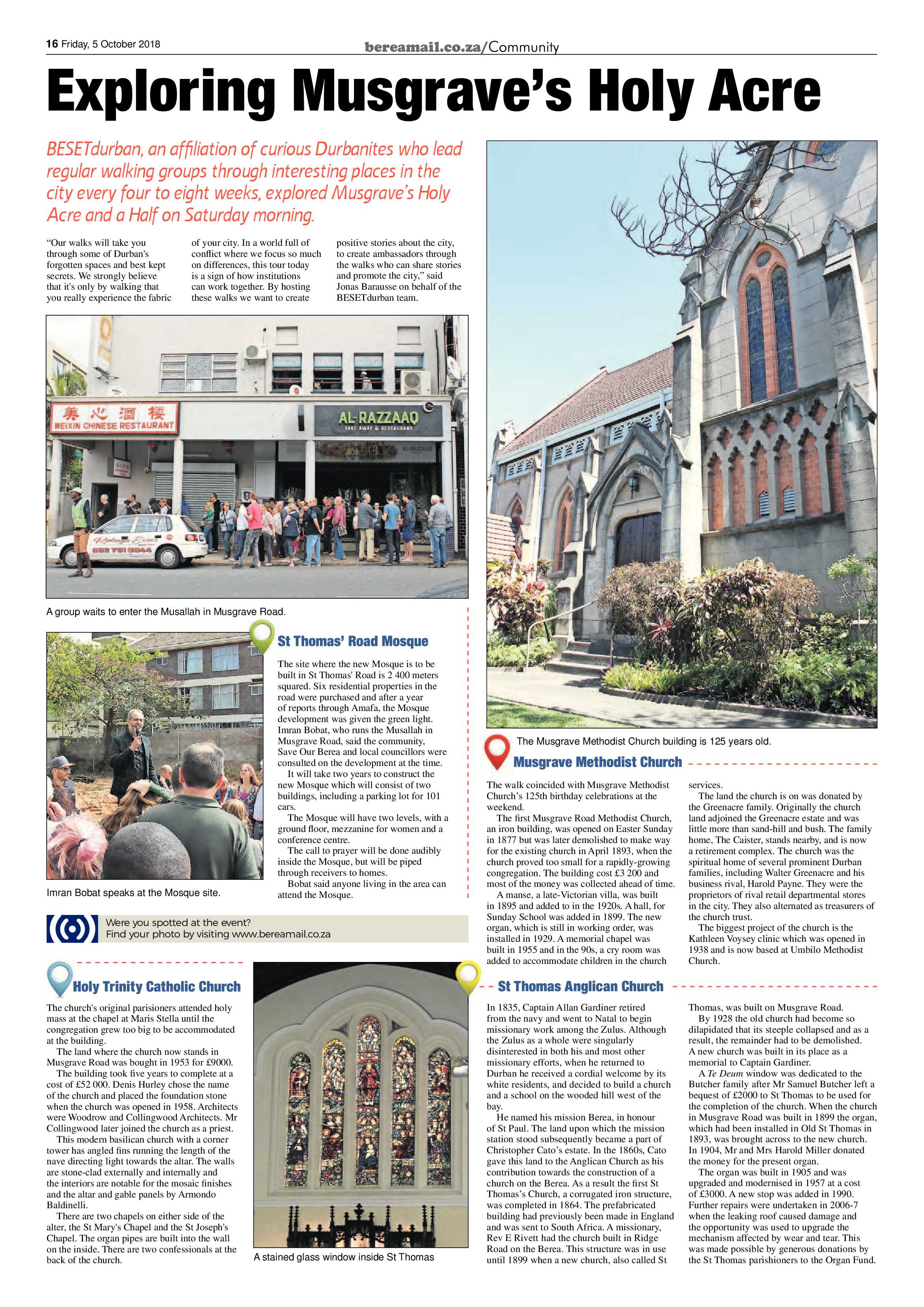 Berea Mail 5 October 2018 page 16