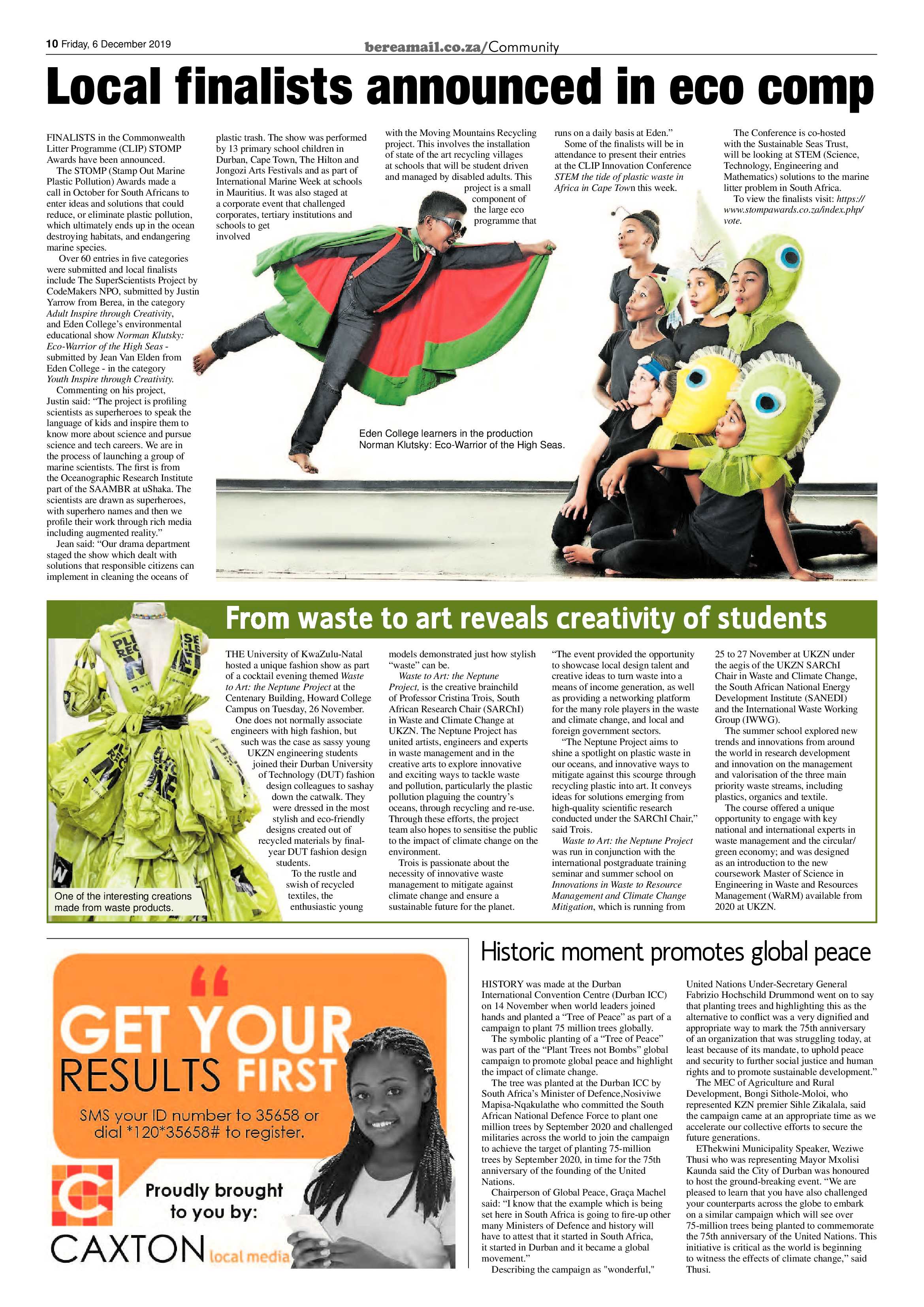 Berea Mail 6 December 2019 page 10
