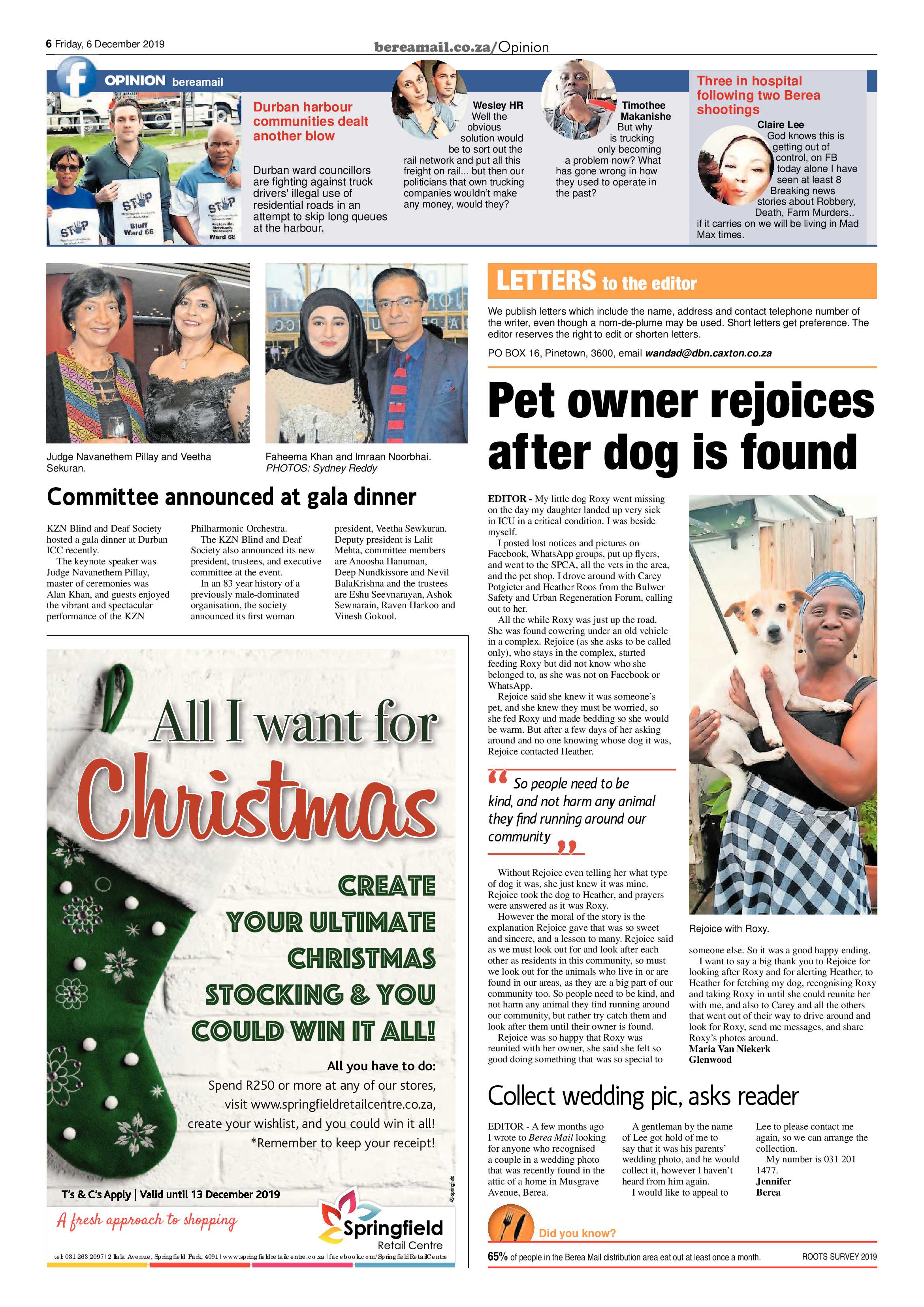 Berea Mail 6 December 2019 page 6