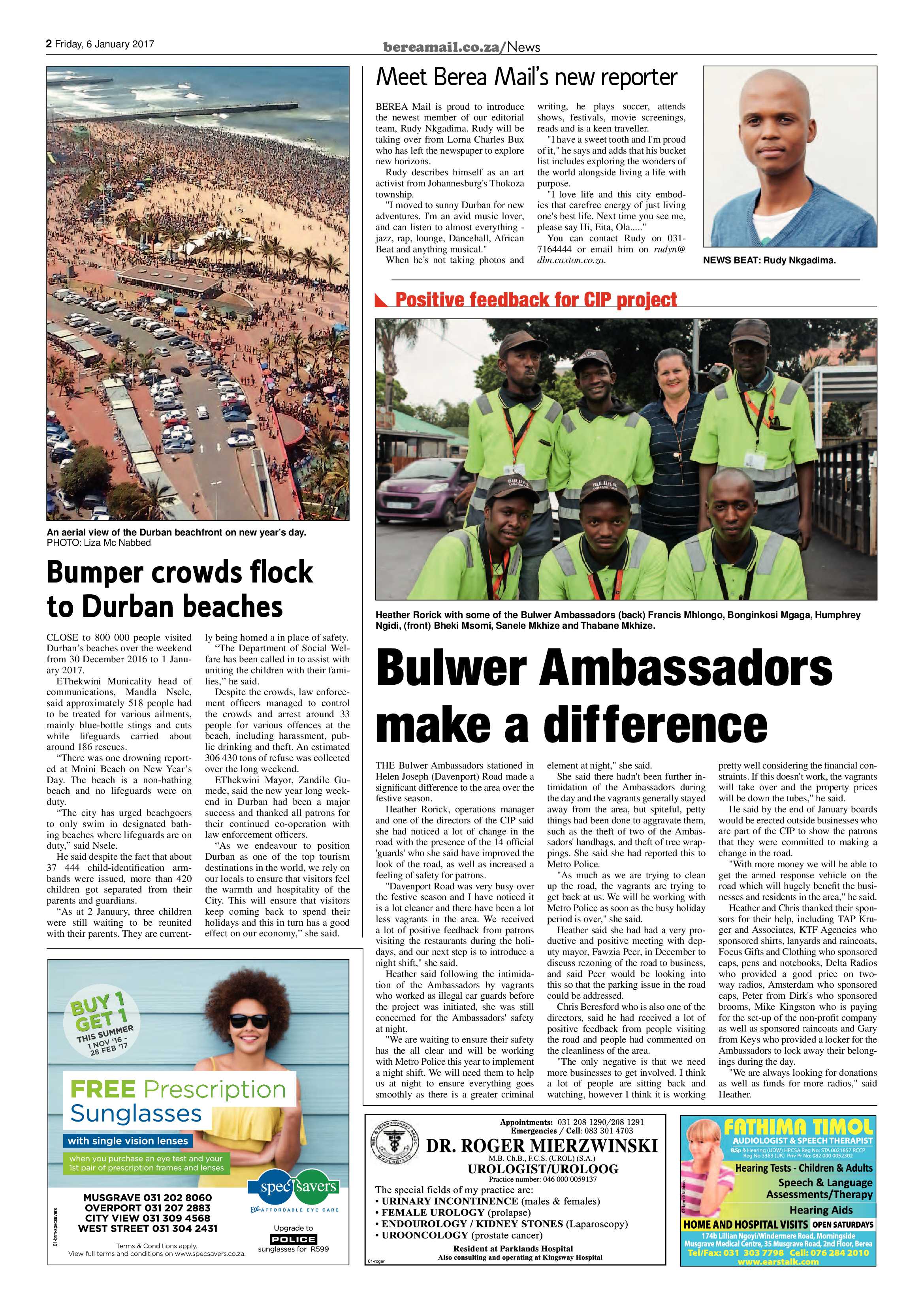 Berea Mail 6 January 2017 page 2