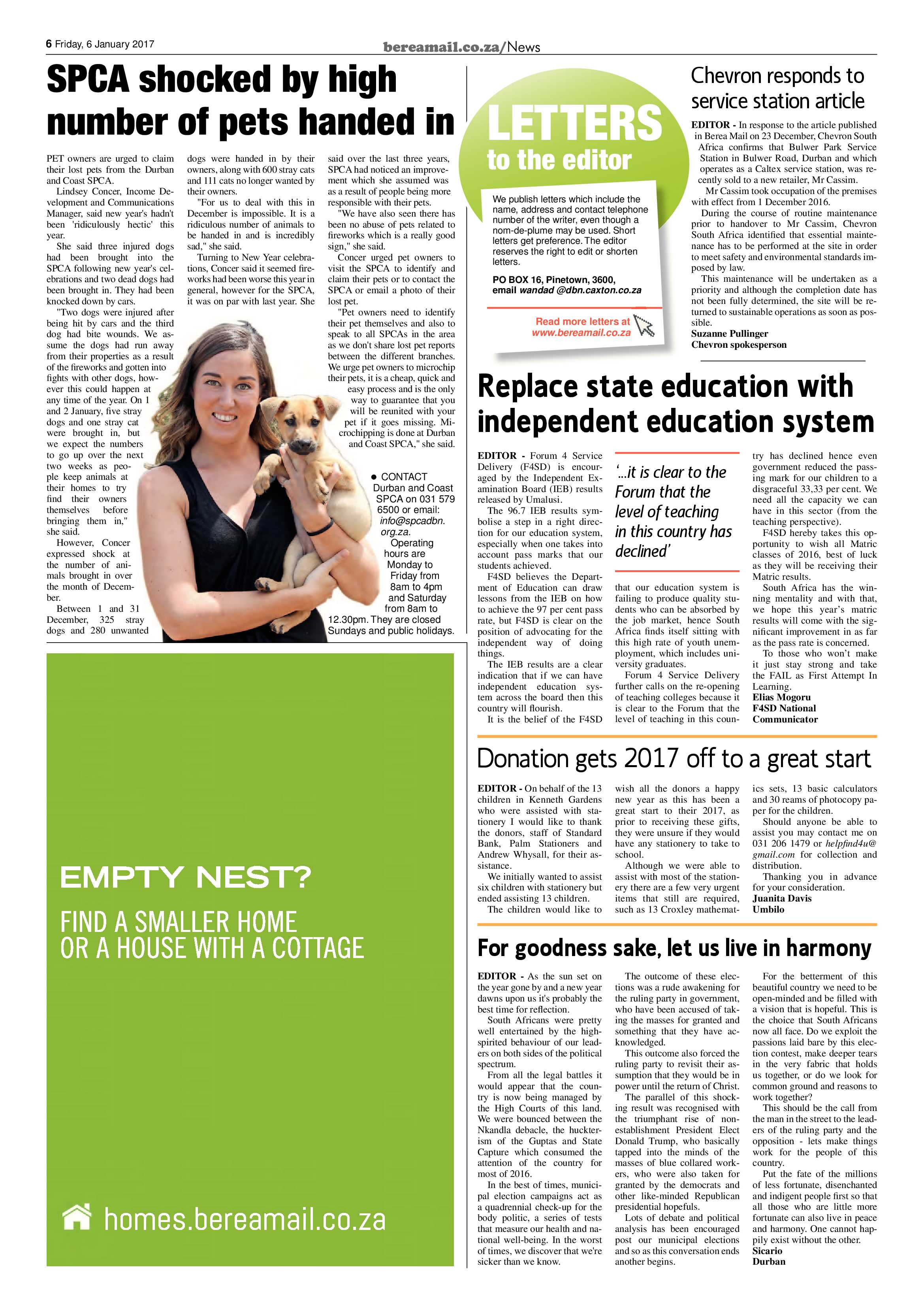 Berea Mail 6 January 2017 page 6
