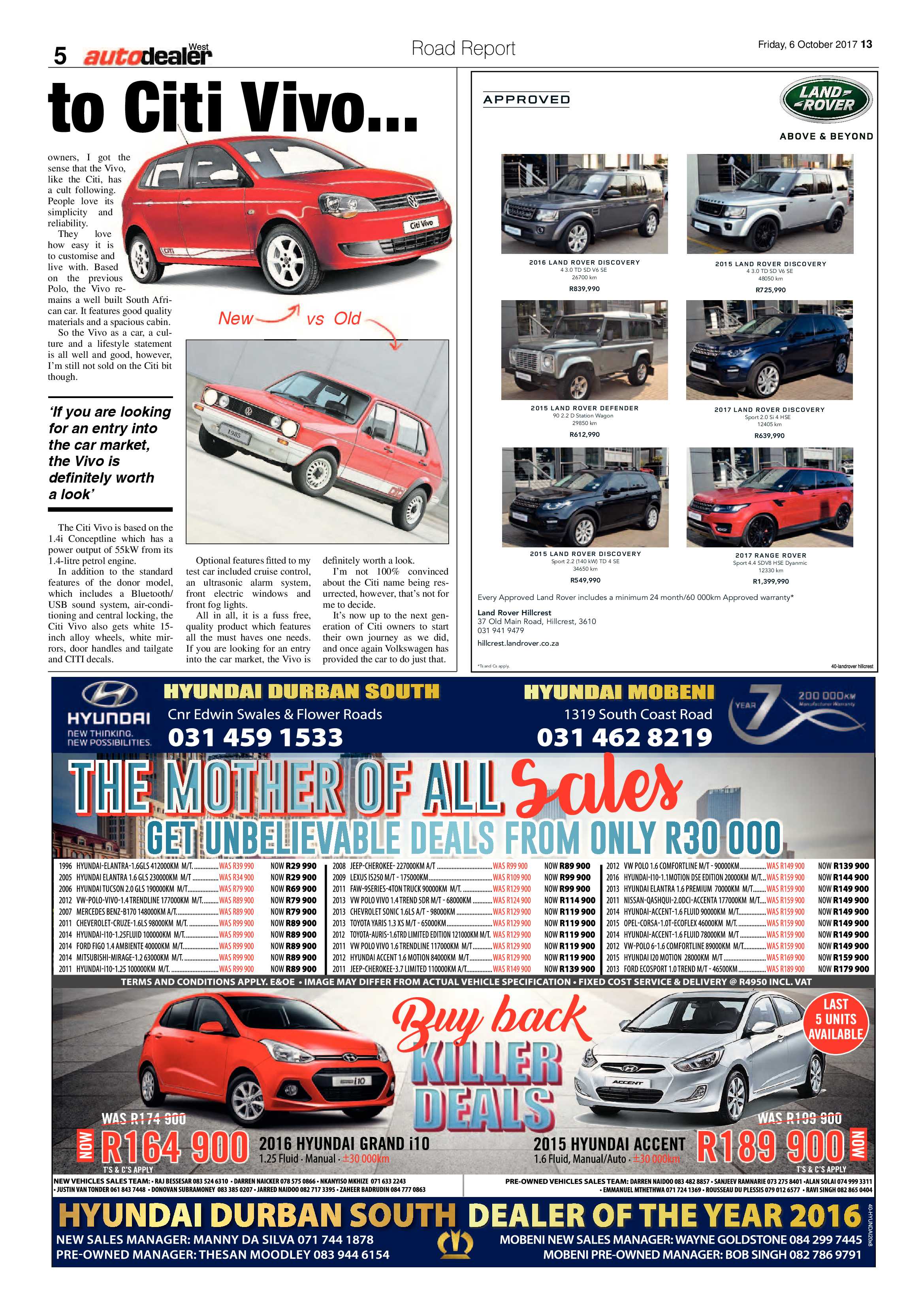 Berea Mail 6 October 2017 page 13