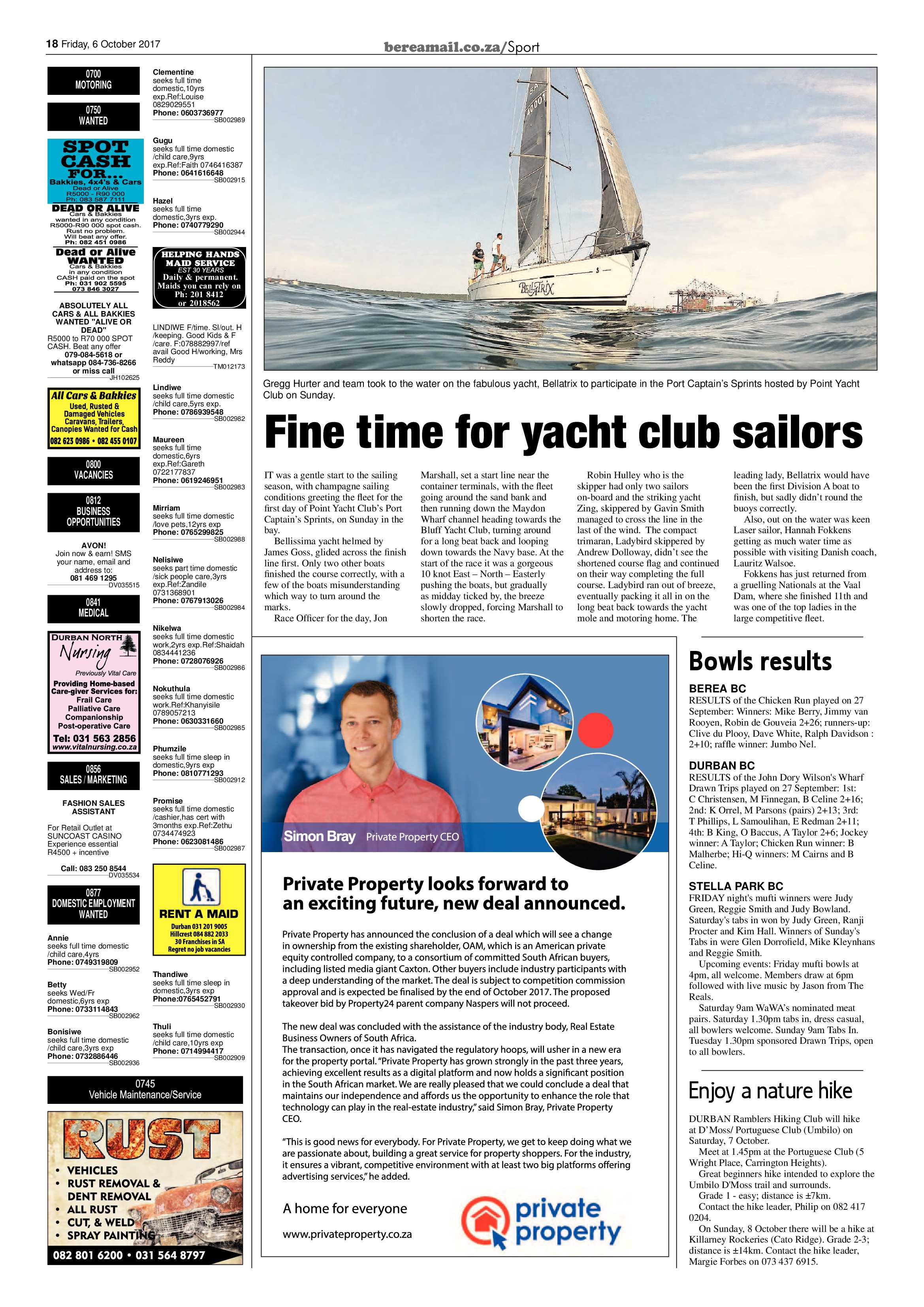 Berea Mail 6 October 2017 page 18