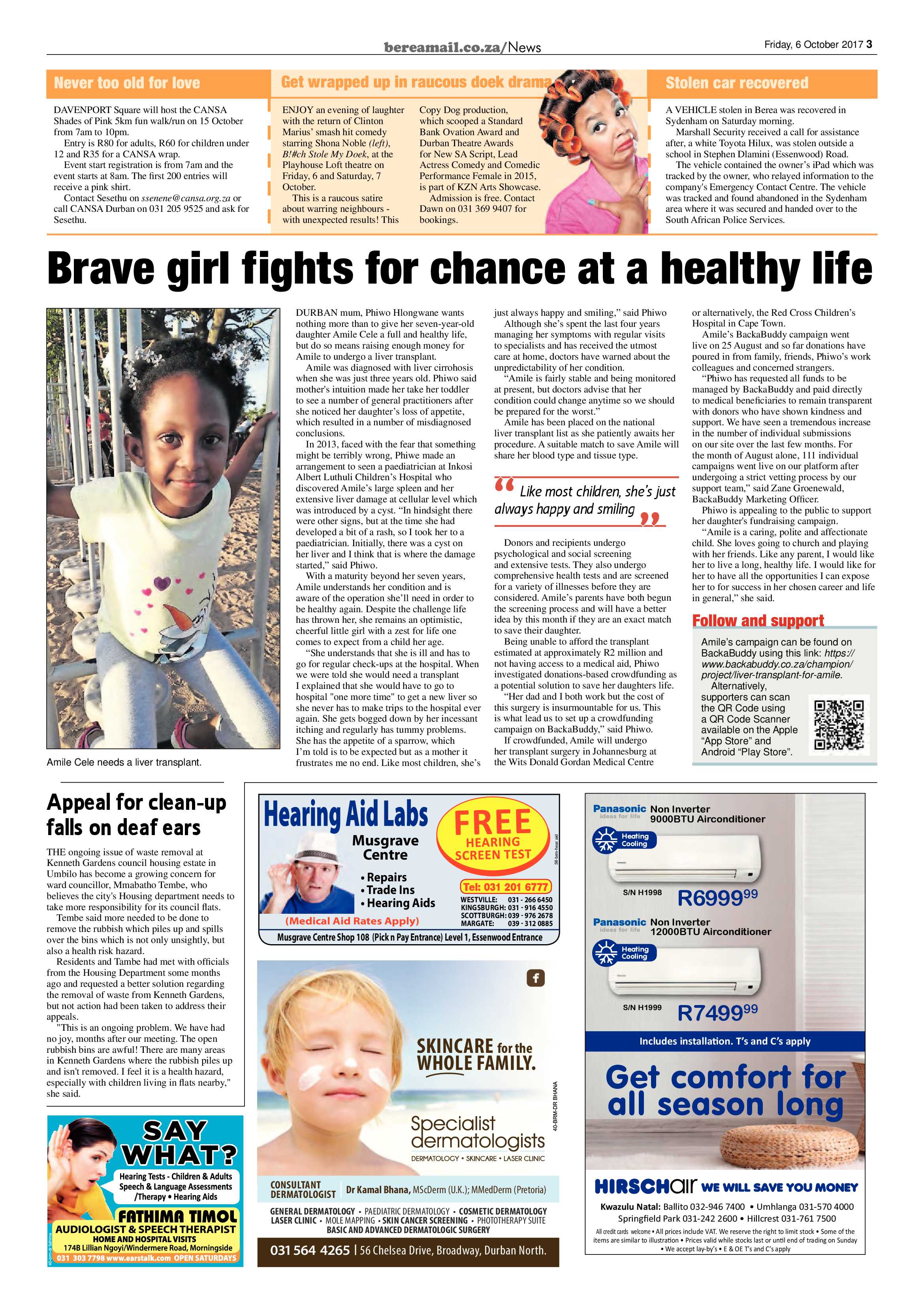 Berea Mail 6 October 2017 page 3