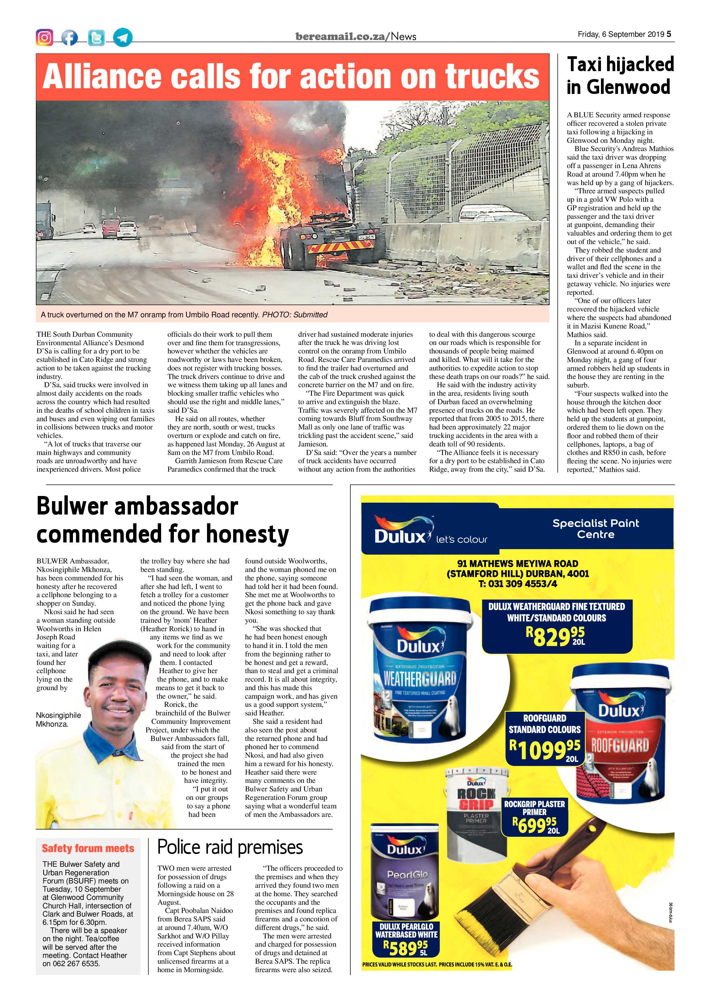 Berea Mail 6 September 2019 page 5