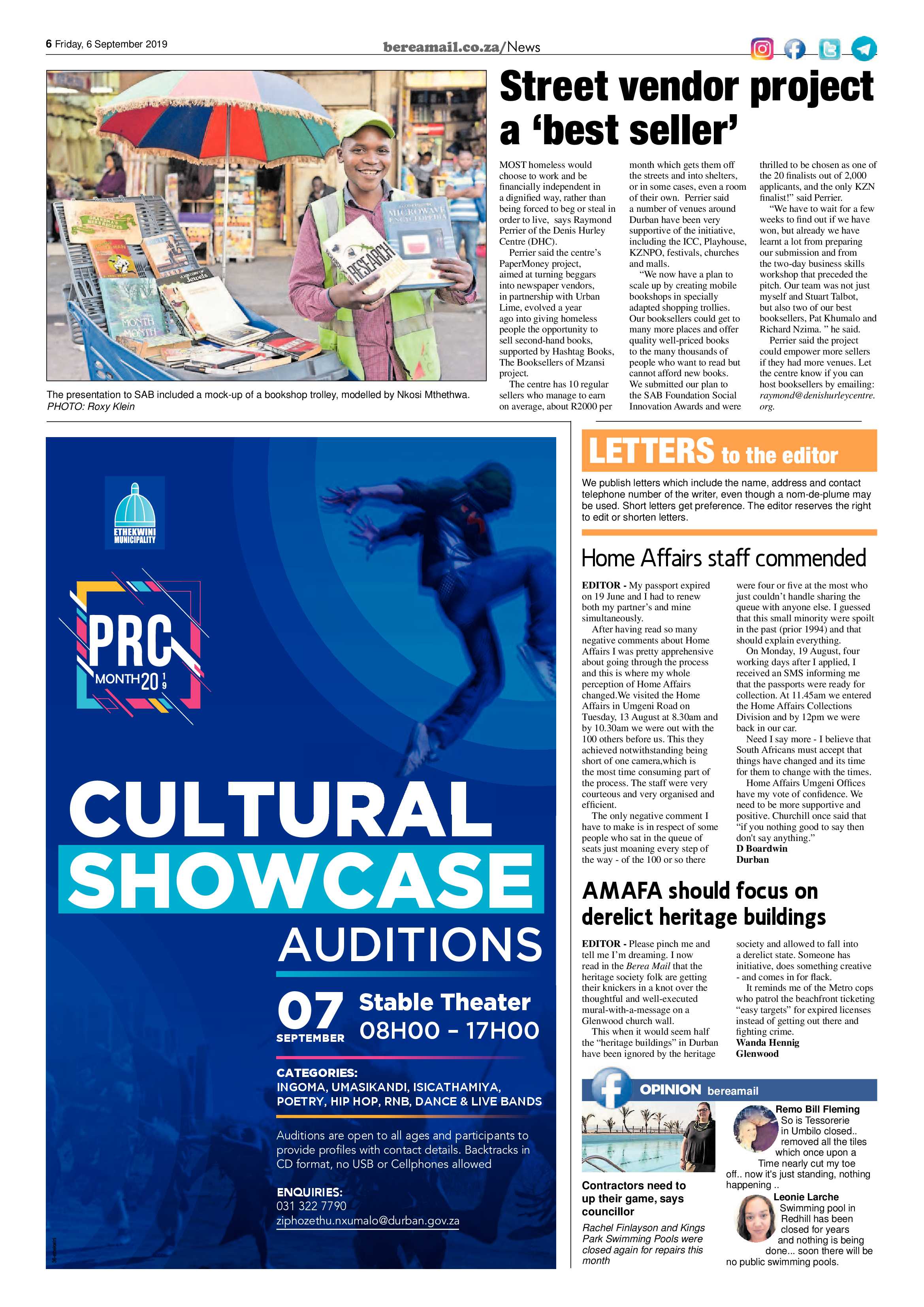 Berea Mail 6 September 2019 page 6