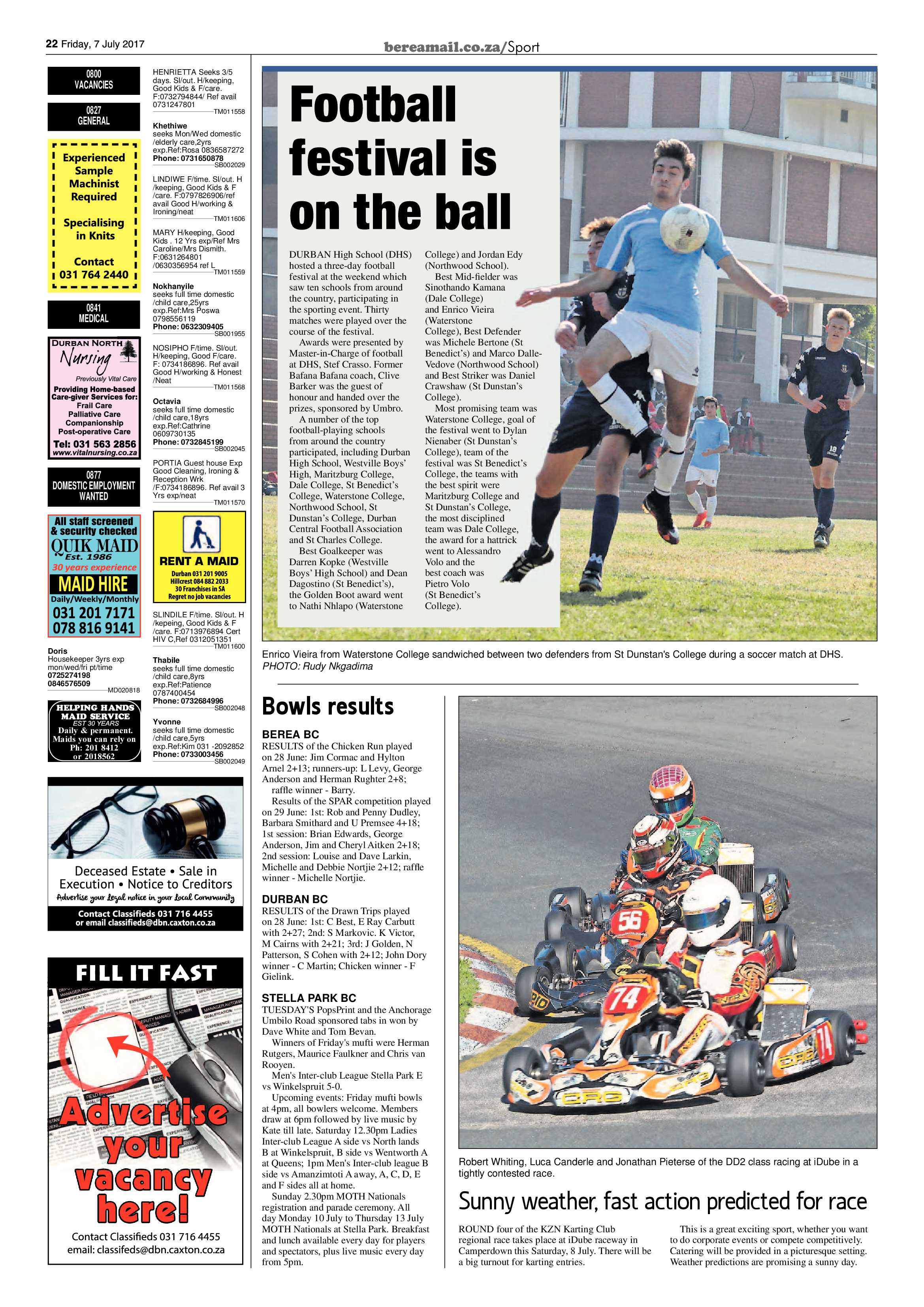 Berea Mail 7 July 2017 page 22