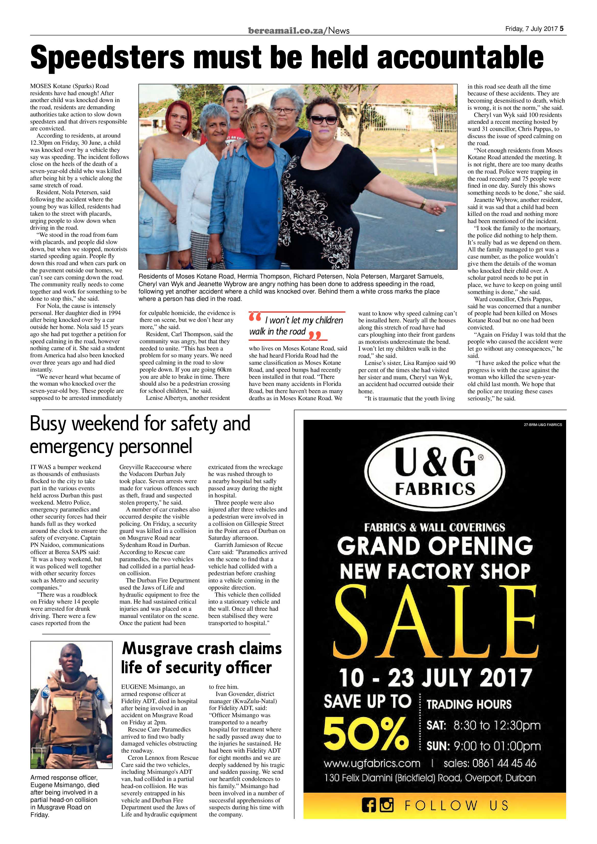 Berea Mail 7 July 2017 page 5
