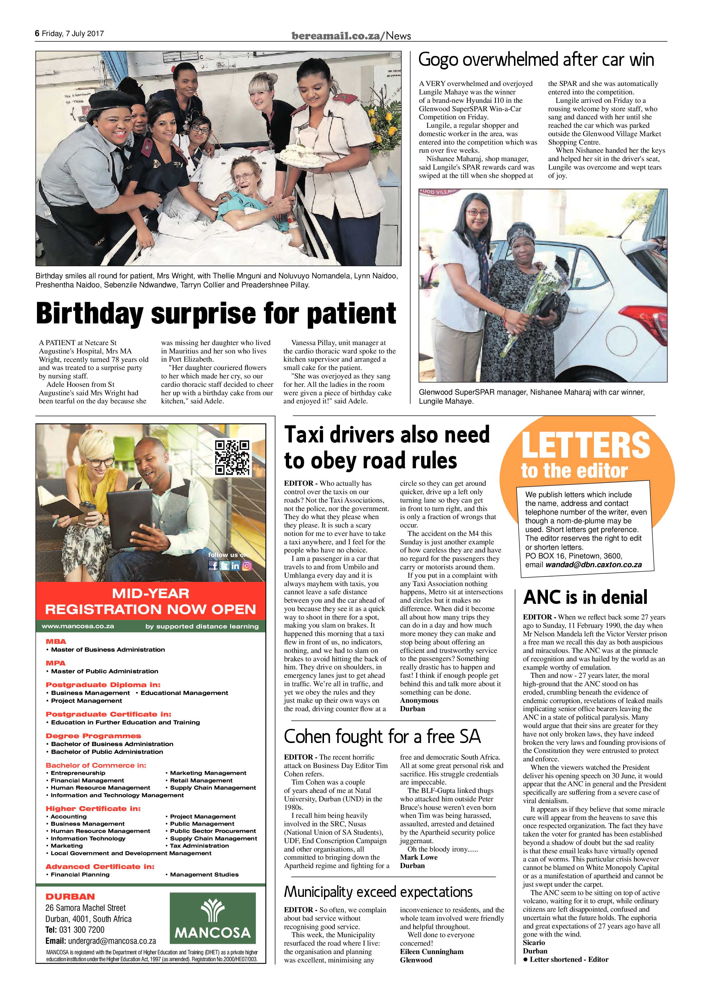 Berea Mail 7 July 2017 page 6