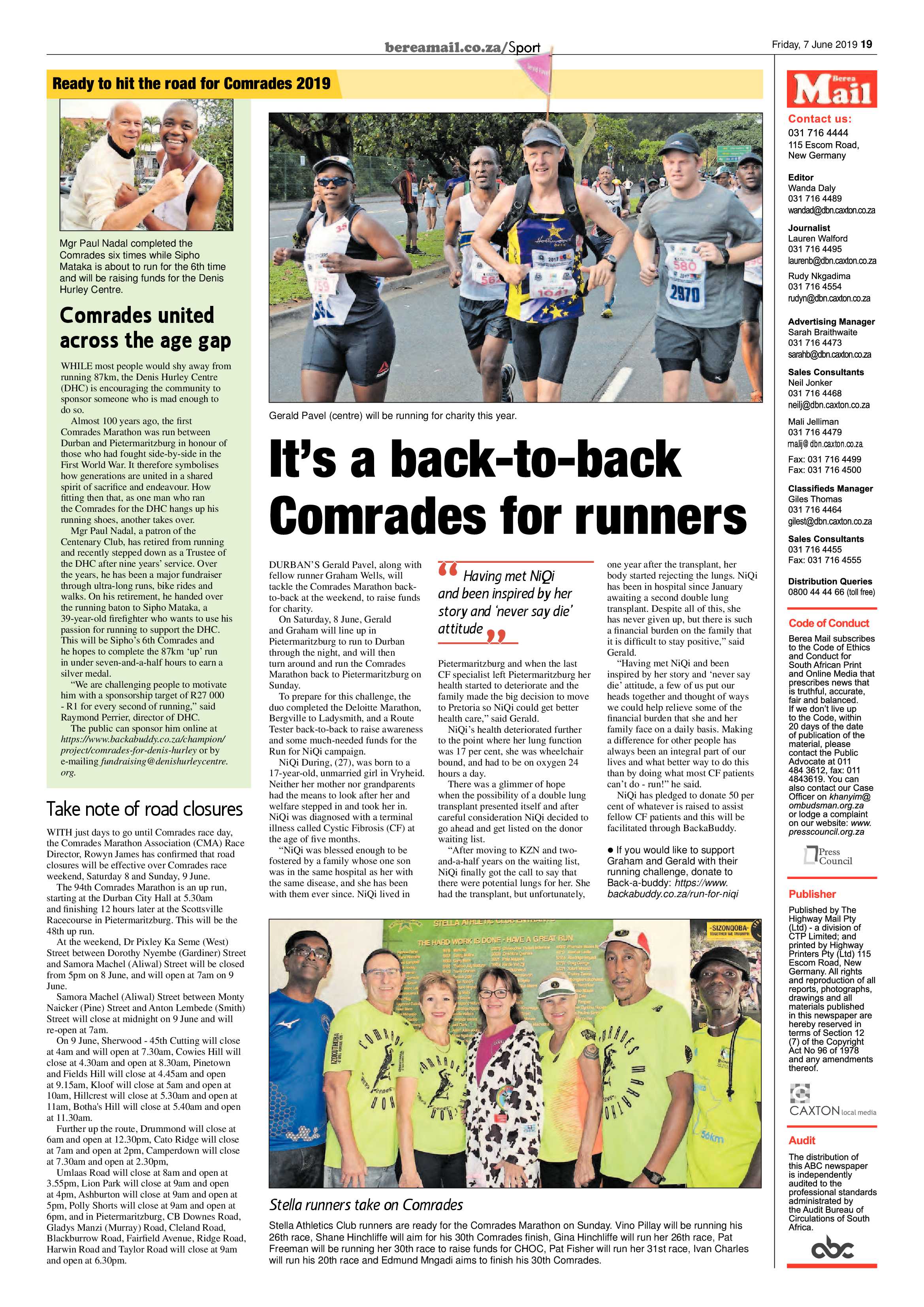 Berea Mail 7 June 2019 page 19