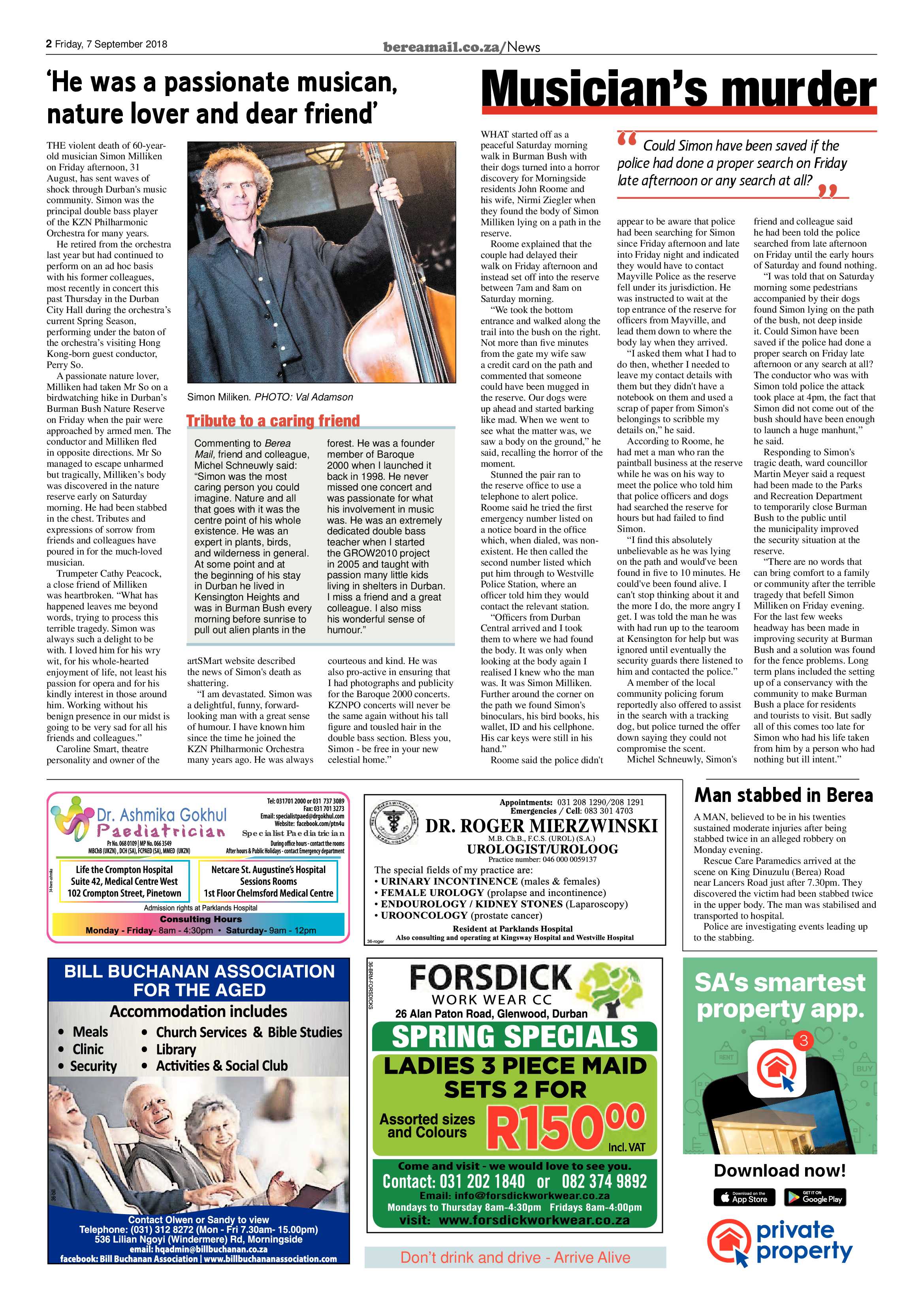 Berea Mail 7 September 2018 page 2