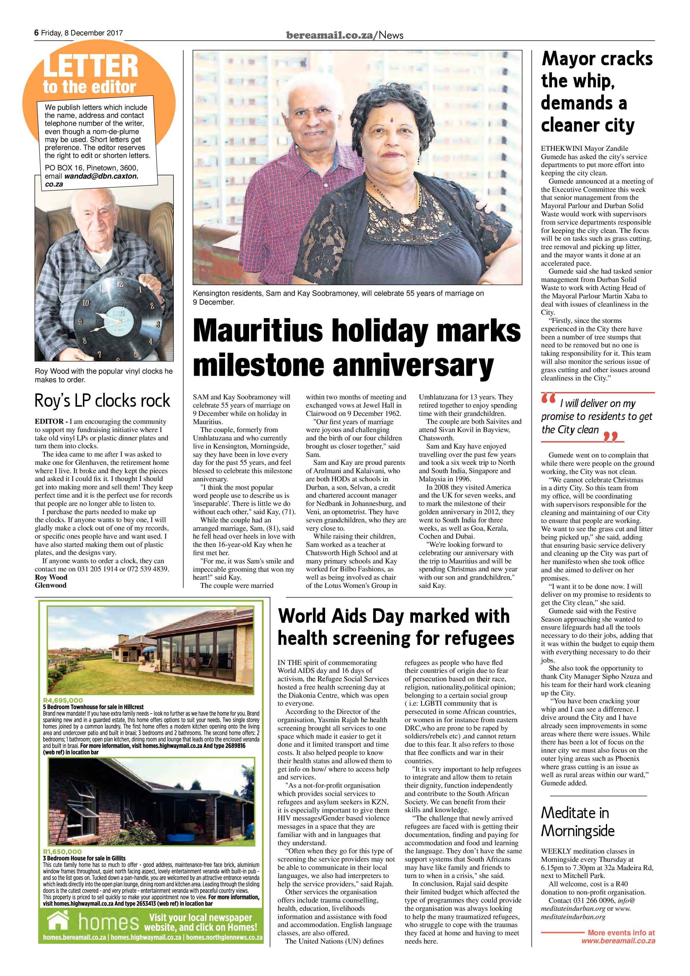 Berea Mail 8 December 2017 page 6