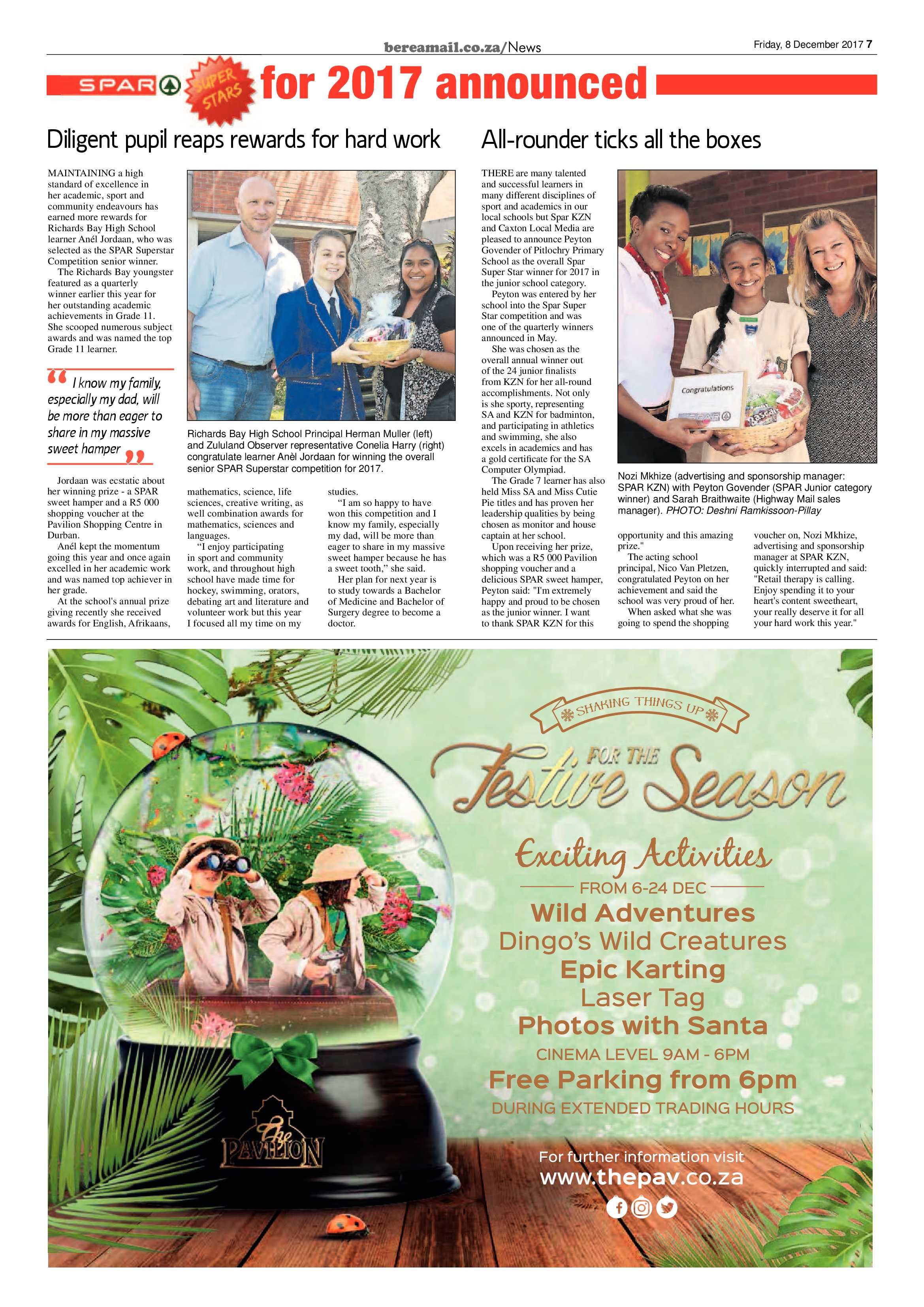 Berea Mail 8 December 2017 page 7